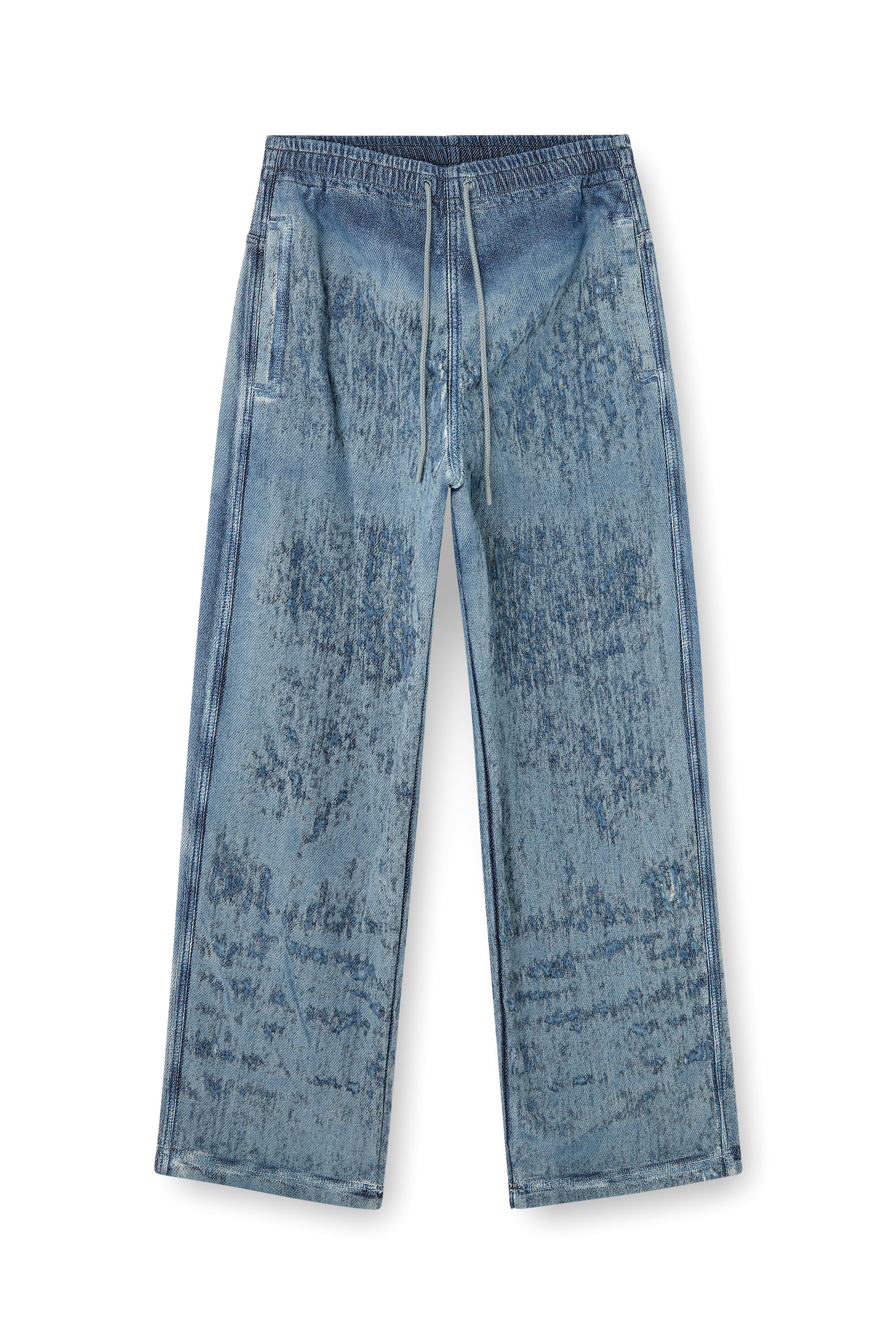 Diesel - Relaxed Jeans D-Enimos 068RQ Hombre, Azul medio - 2