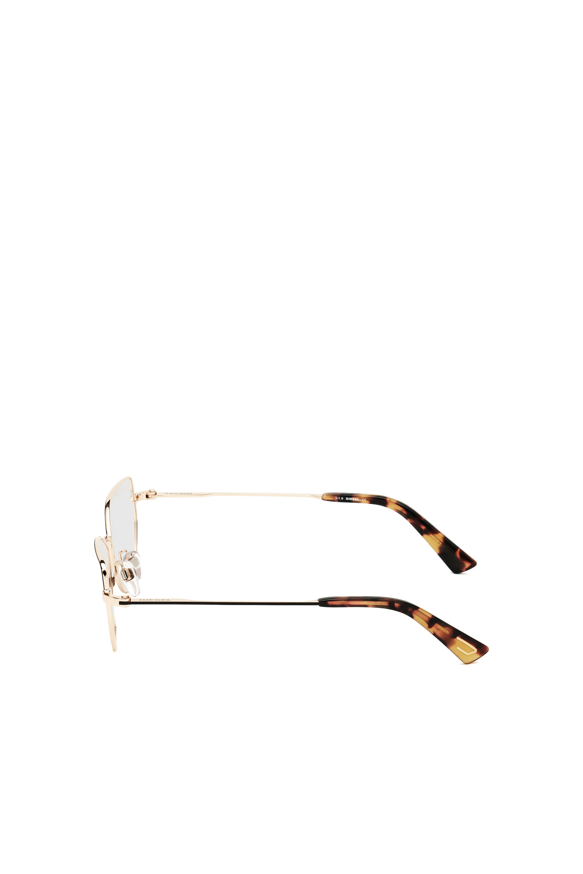 Diesel - DL5355, Gafas metálicas cat-eye Mujer in Rosa - 4