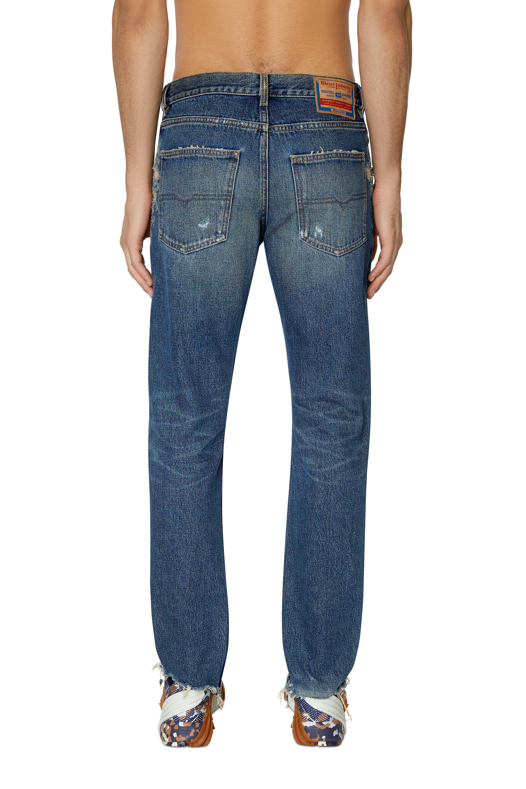 Diesel - 1995 09D93 Straight Jeans, Azul Oscuro - Image 4