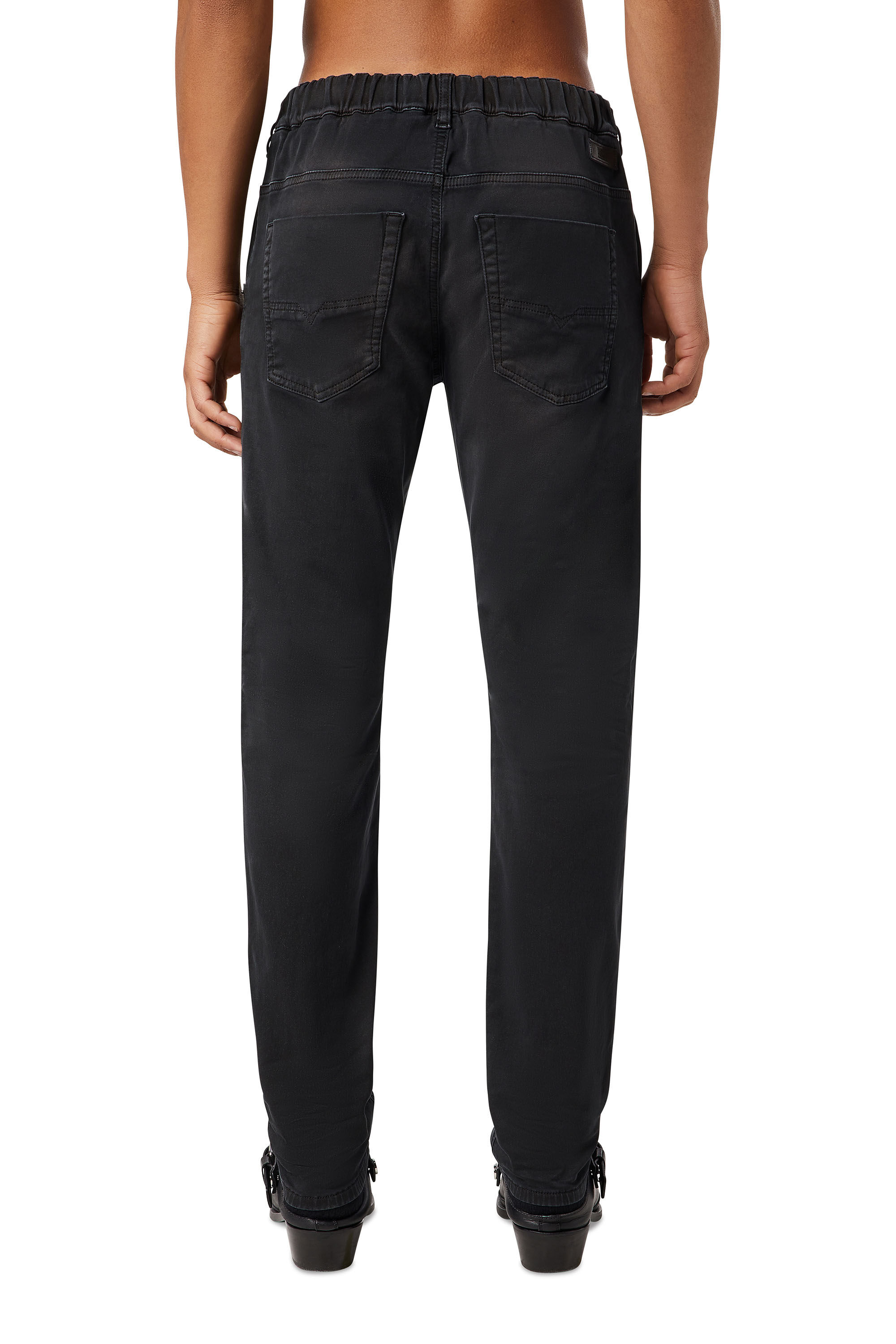 Diesel - Tapered 2030 D-Krooley Joggjeans® 0670M, Negro/Gris oscuro - Image 4