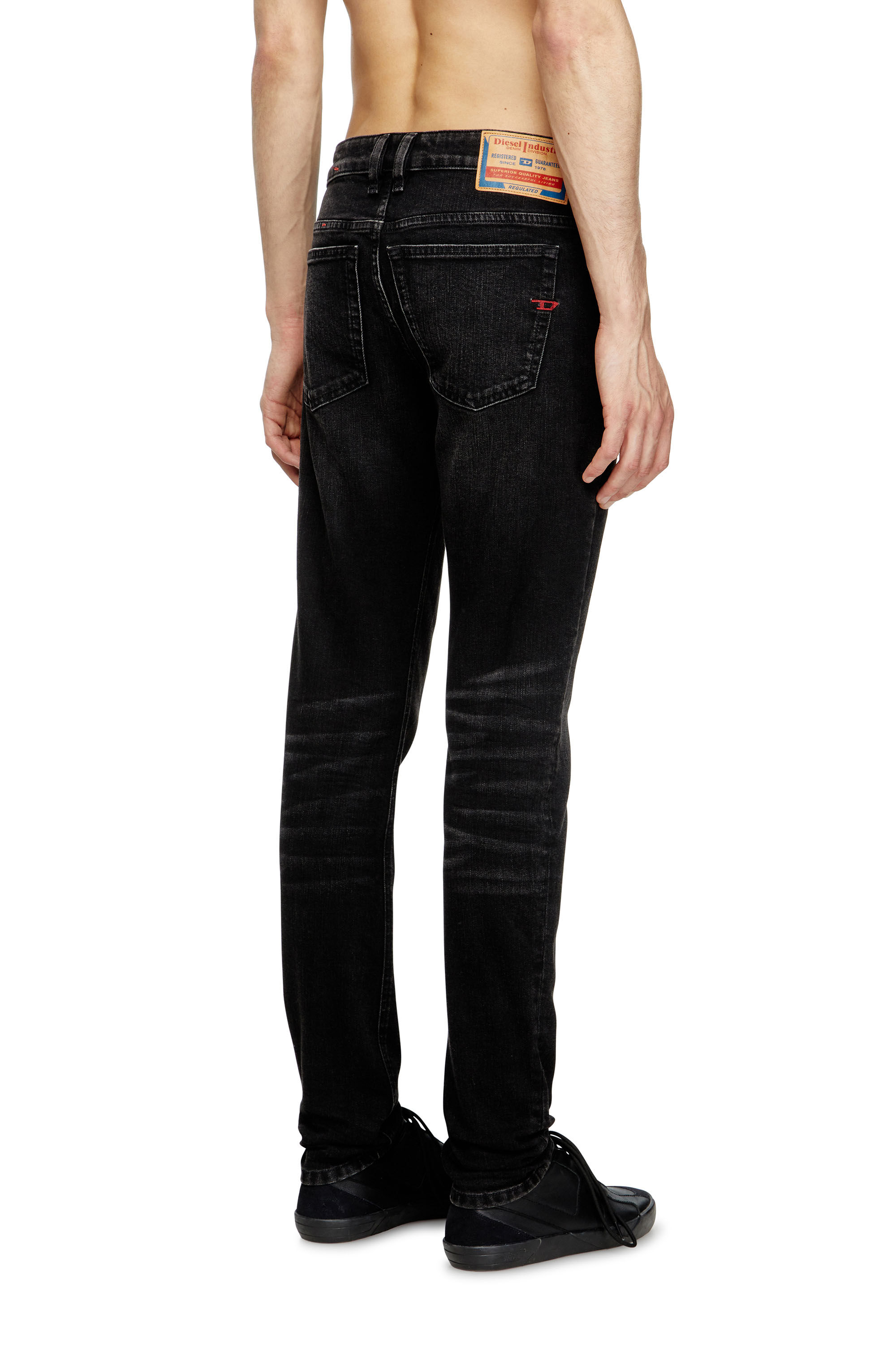 Diesel - Skinny Jeans 1979 Sleenker 0GRDA Hombre, Negro/Gris oscuro - 4