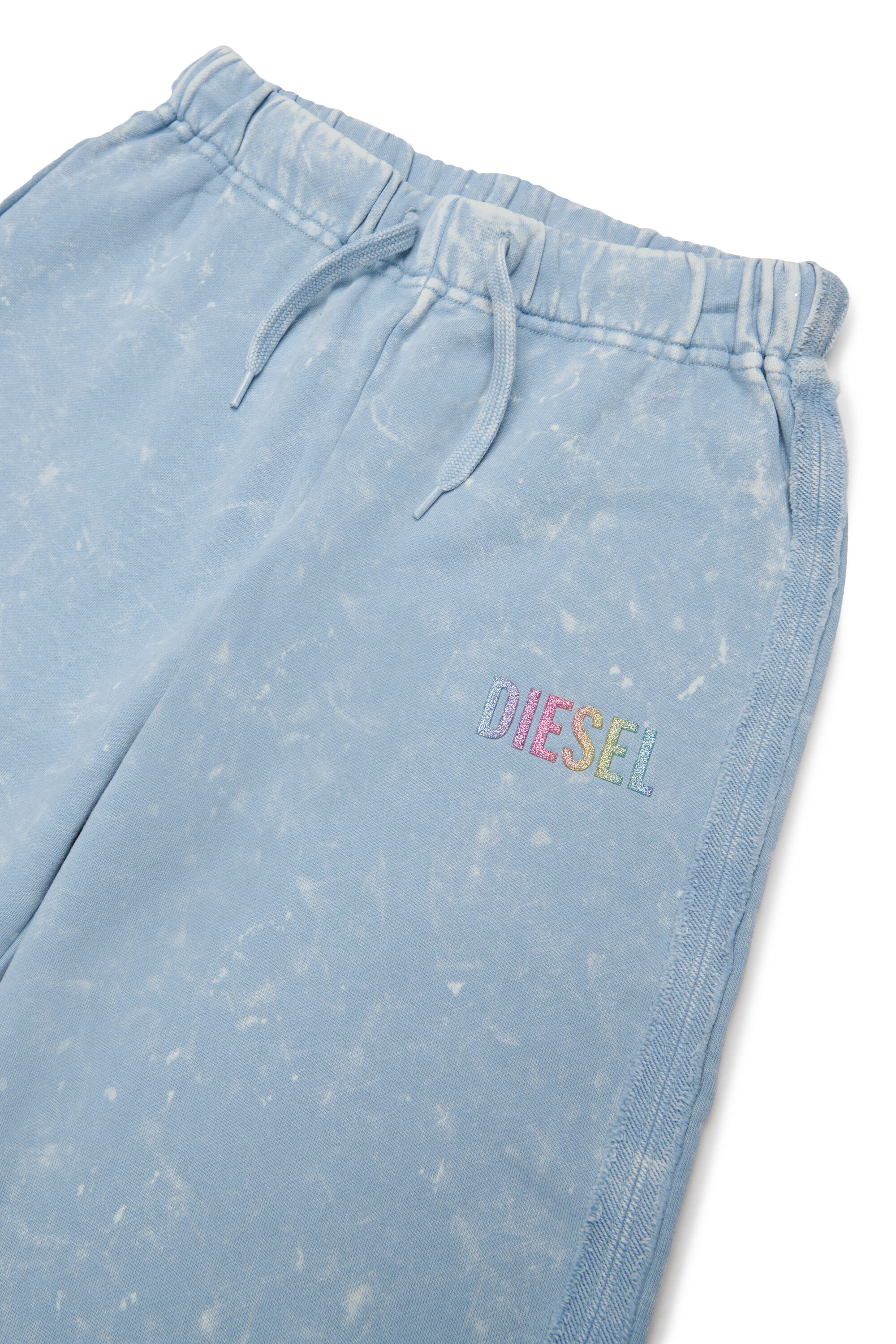 Diesel - PLOXY, Pantal&oacute;n de algod&oacute;n con efecto jaspeado Mujer in Azul marino - 3
