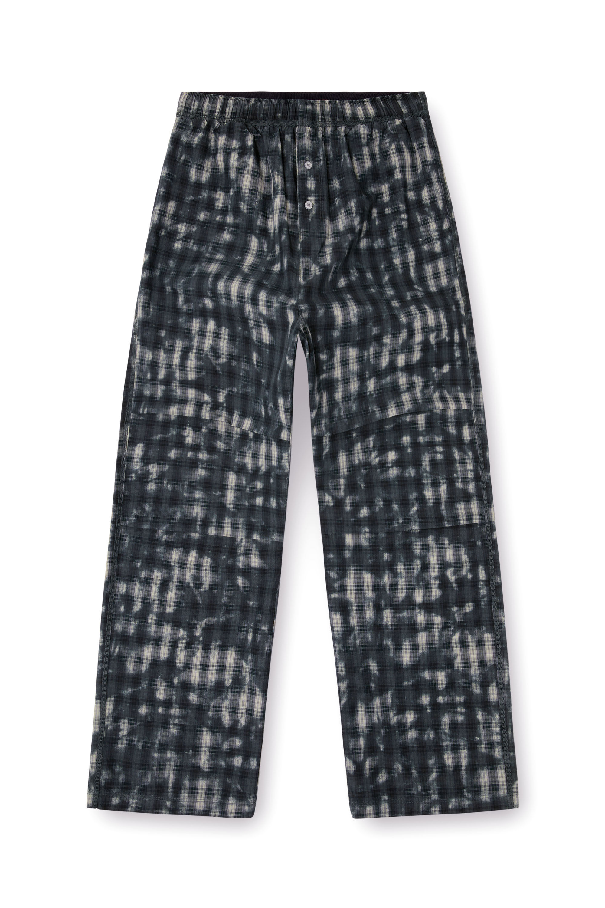 Diesel - VINCE-UTLT, Pantalones de pijama con estampado de cuadros Unisex in Verde - 1