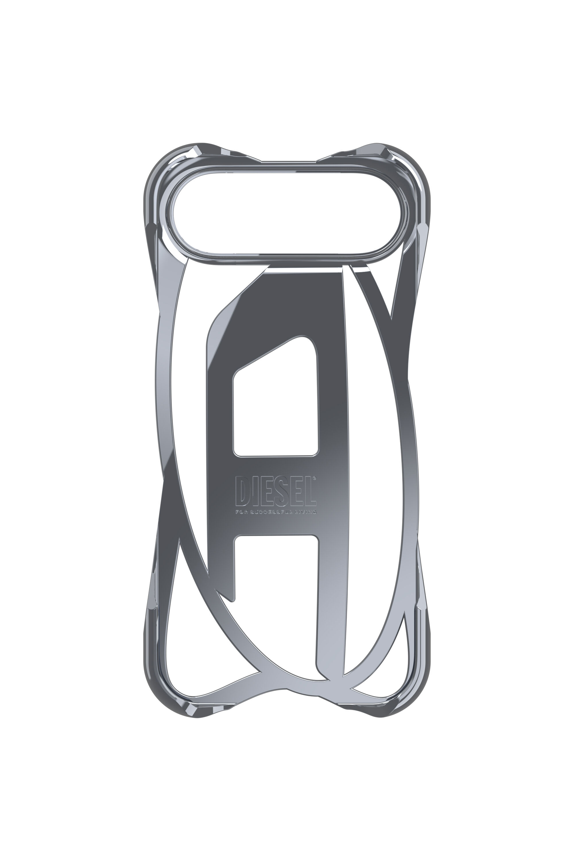 Women's Caged D glossy case for iPhone 17 Air | Grey | Diesel