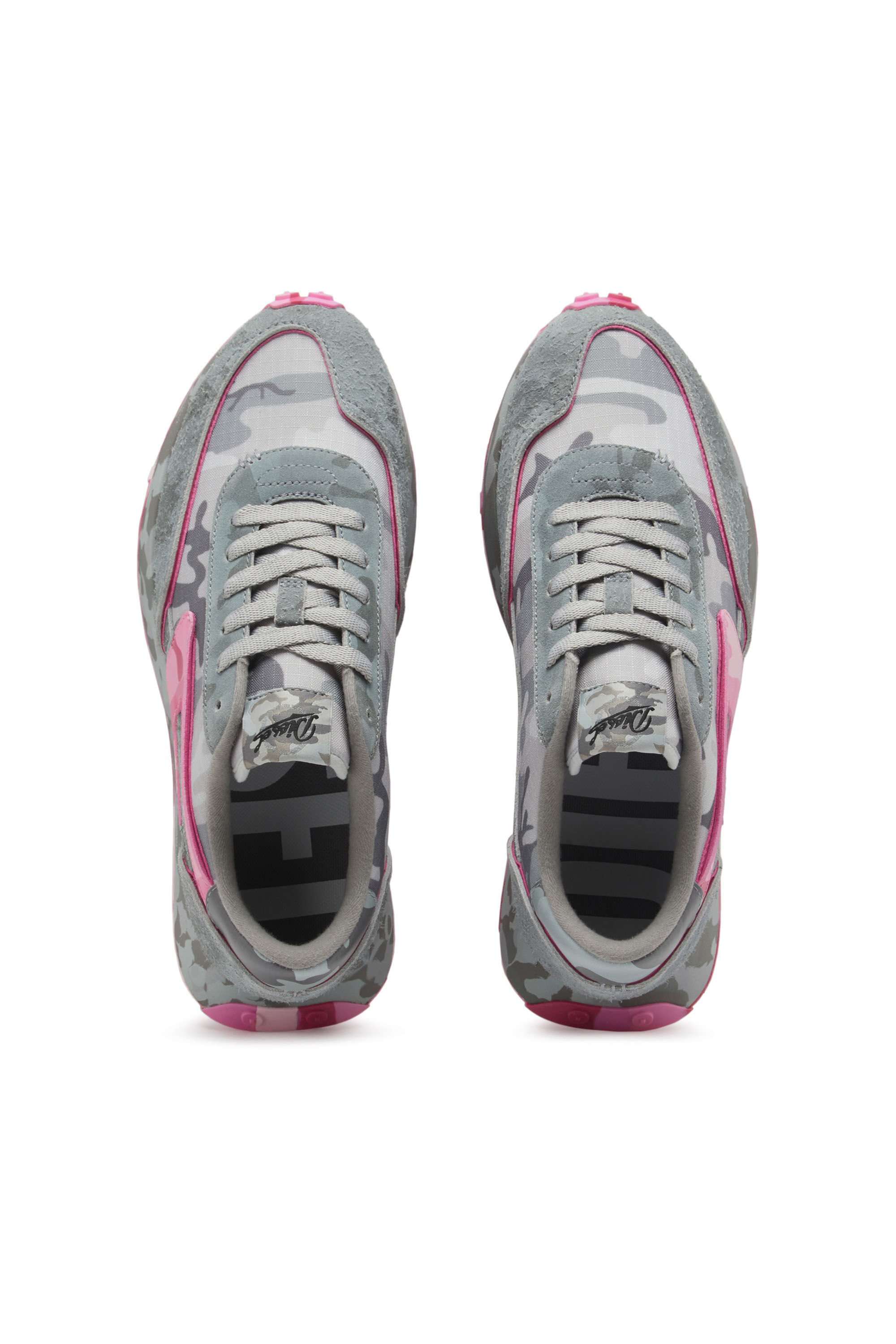 Diesel - S-RACER LC W, S-Racer Lc W - Deportivas bajas con estampado de camuflaje Mujer in Multicolor - 4