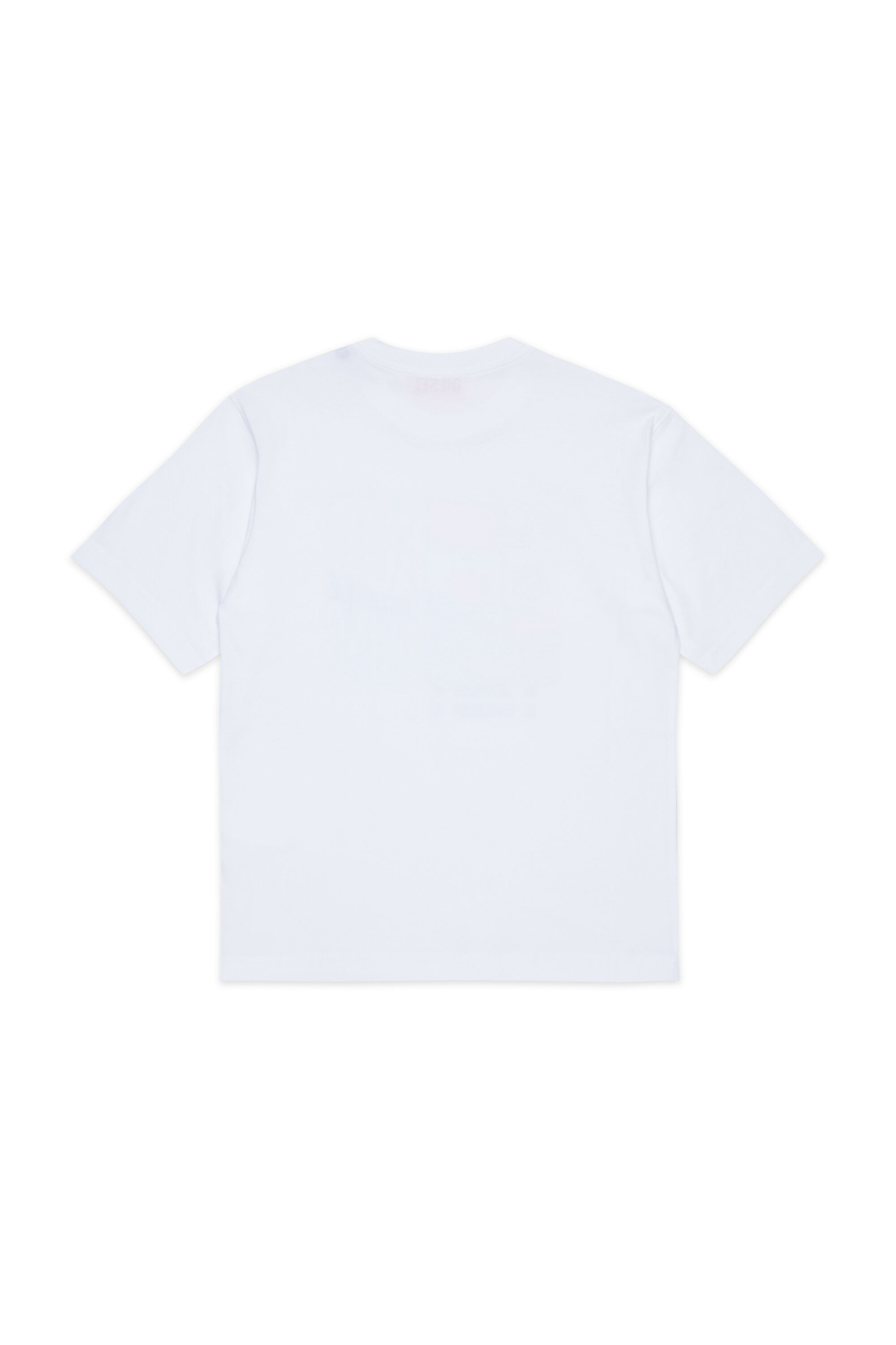 Diesel - TFOR OVER, Man's Cotton T-shirt with photo print in White - 2