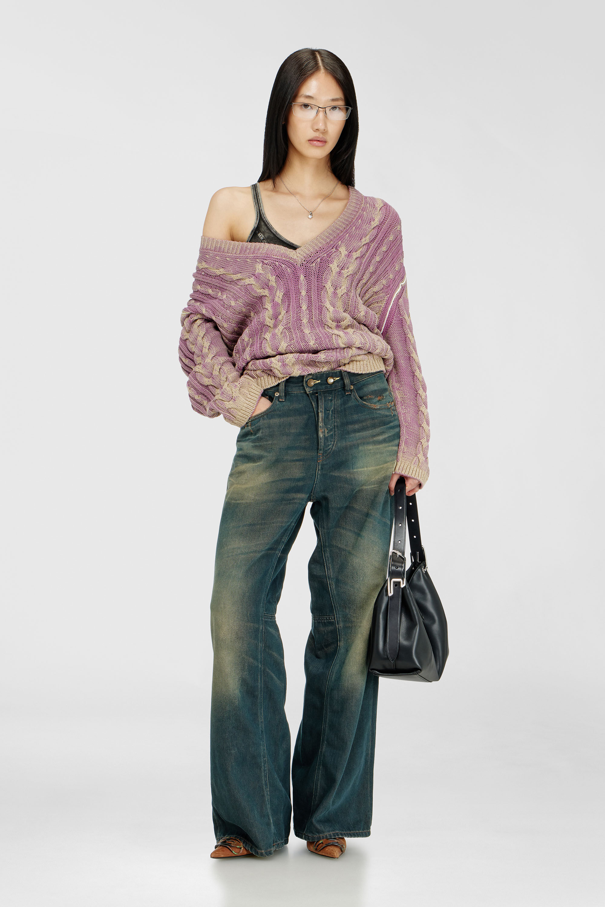 Diesel - Relaxed Jeans 1996 D-Sire 09P85 Mujer, Azul Oscuro - 1