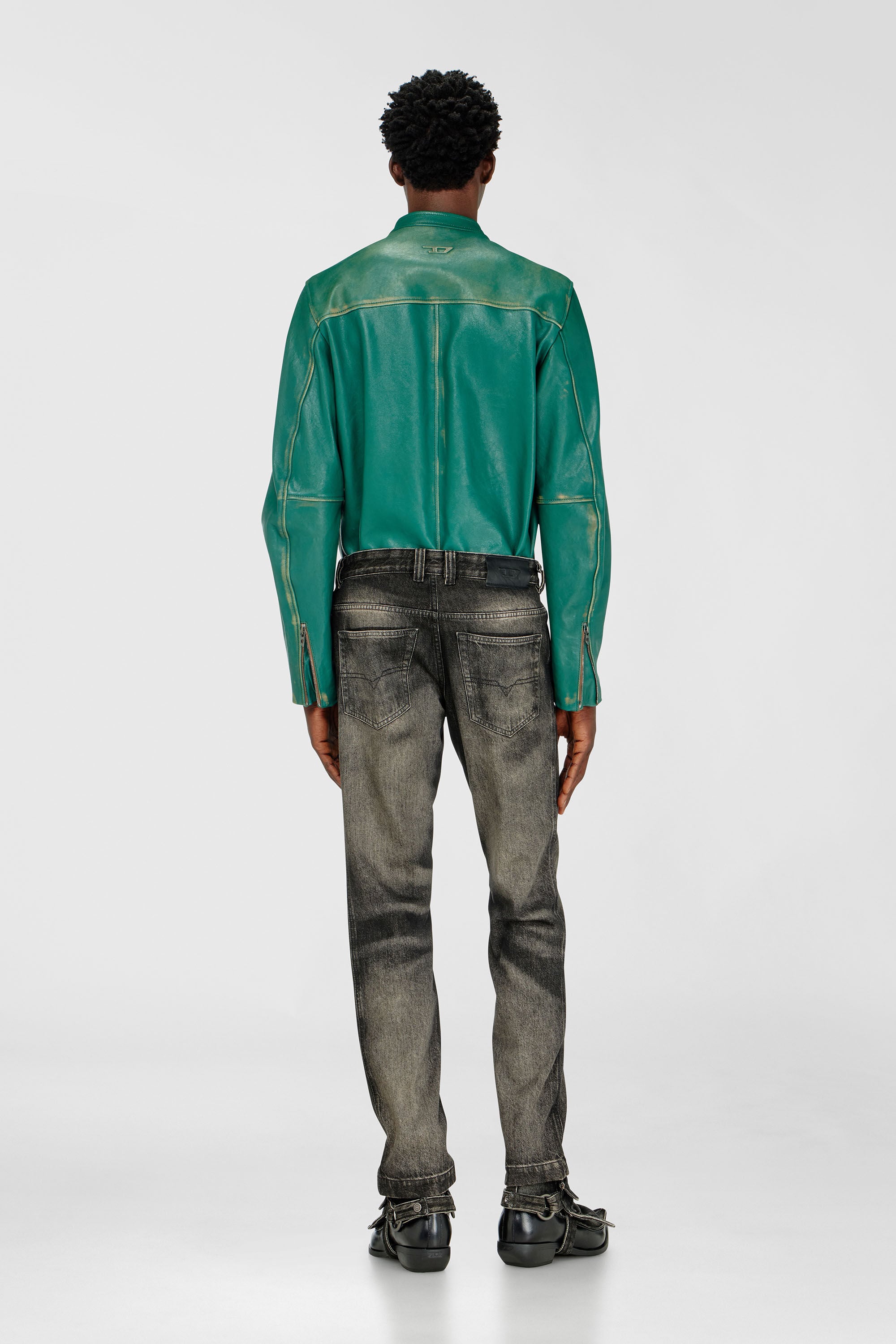 Diesel - Slim Jeans D-Ghetvyl 09R33 Hombre, Negro/Gris oscuro - 3