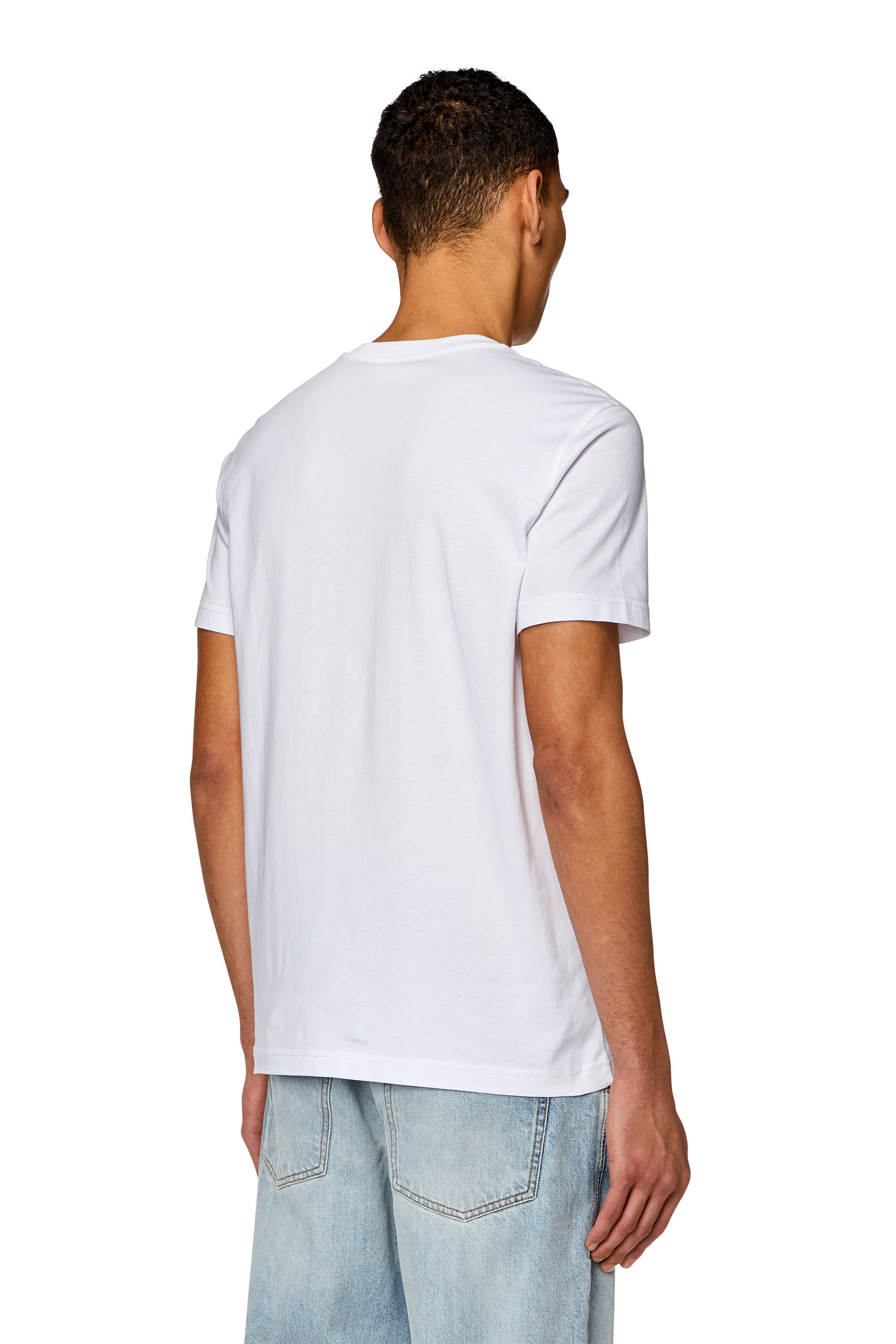 【DIESEL】Diegor K72 Short Sleeve T-Shirt 半袖 Men's T-shirt with mottled logo print | White | Diesel