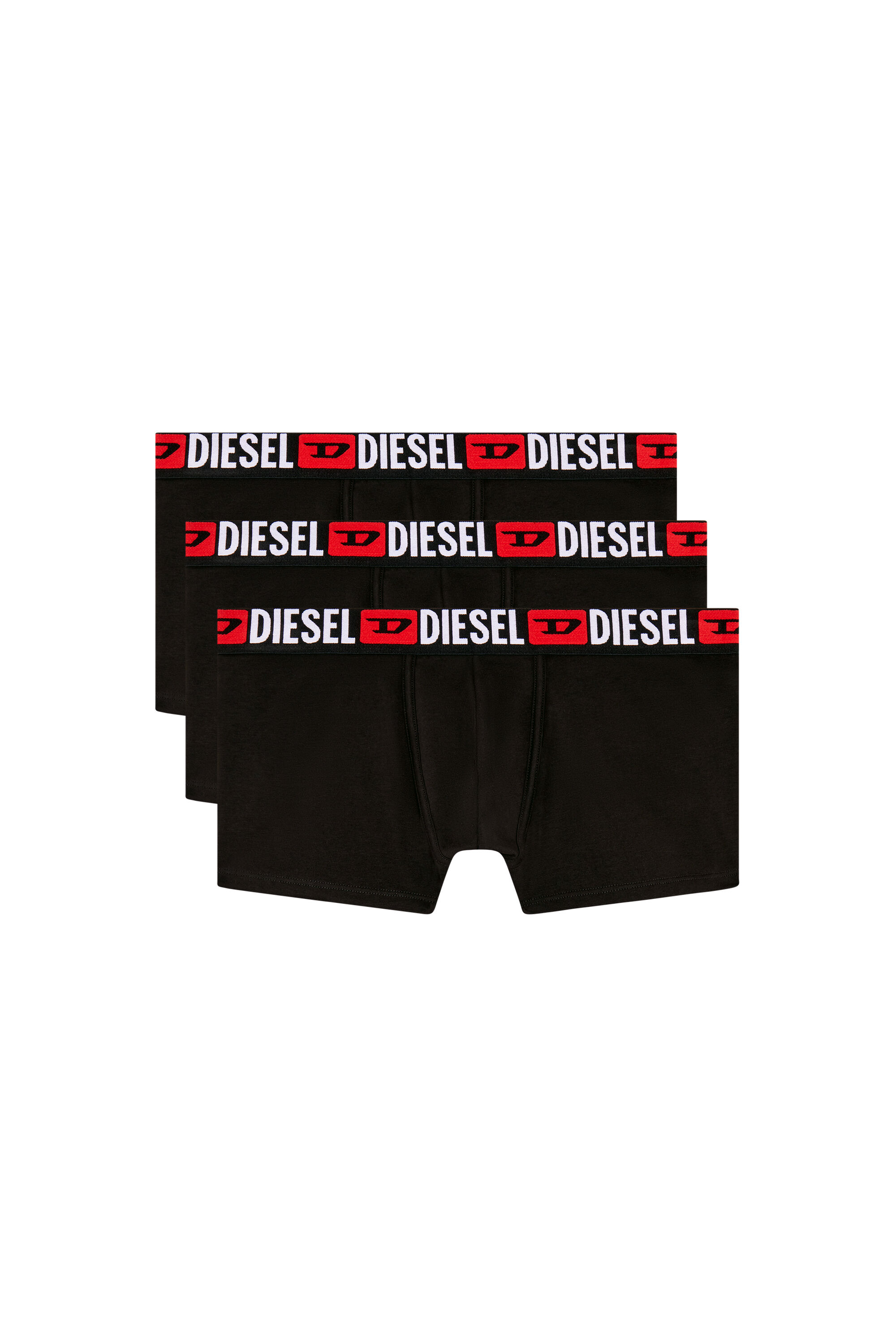 Diesel - UMBX-DAMIENTHREEPACK, Hombre Set de tres calzoncillos bóxer con logotipo en la cintura in Negro - Image 2