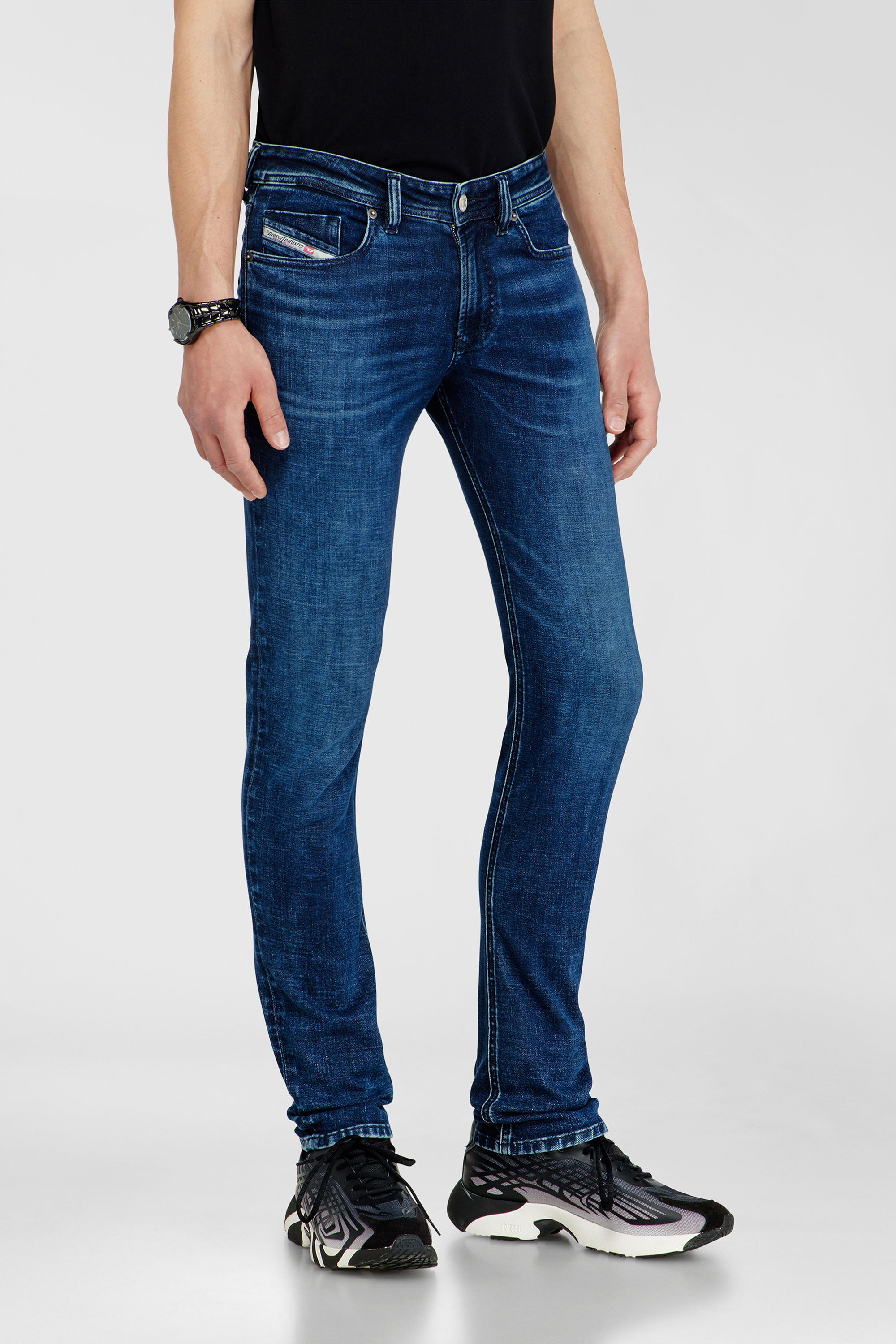 Diesel - Skinny Jeans 1979 Sleenker 0KBBD Hombre, Azul Oscuro - 7
