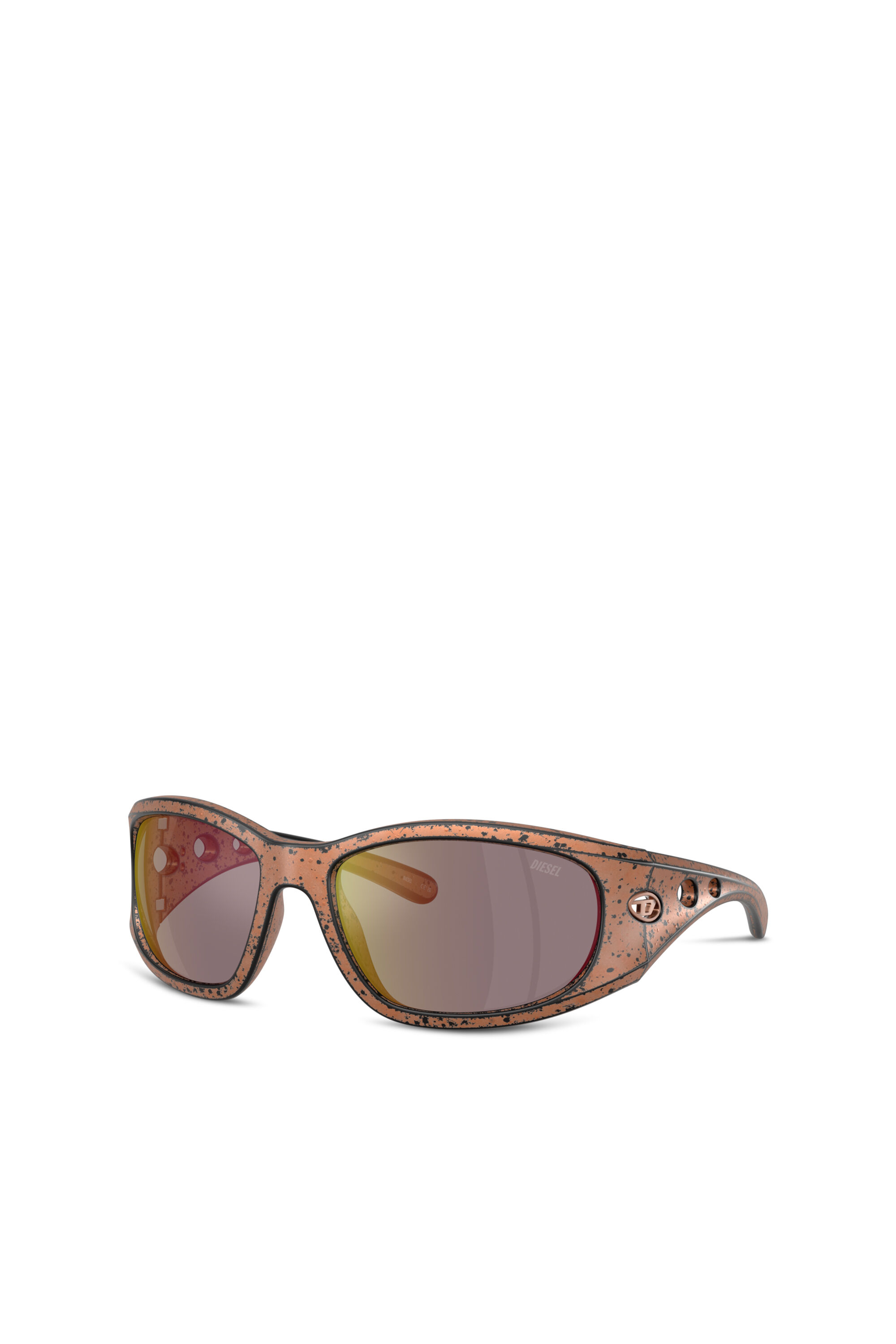 Diesel - 0DL3012U, Gafas de sol rectangulares Unisex in Marrón - 4
