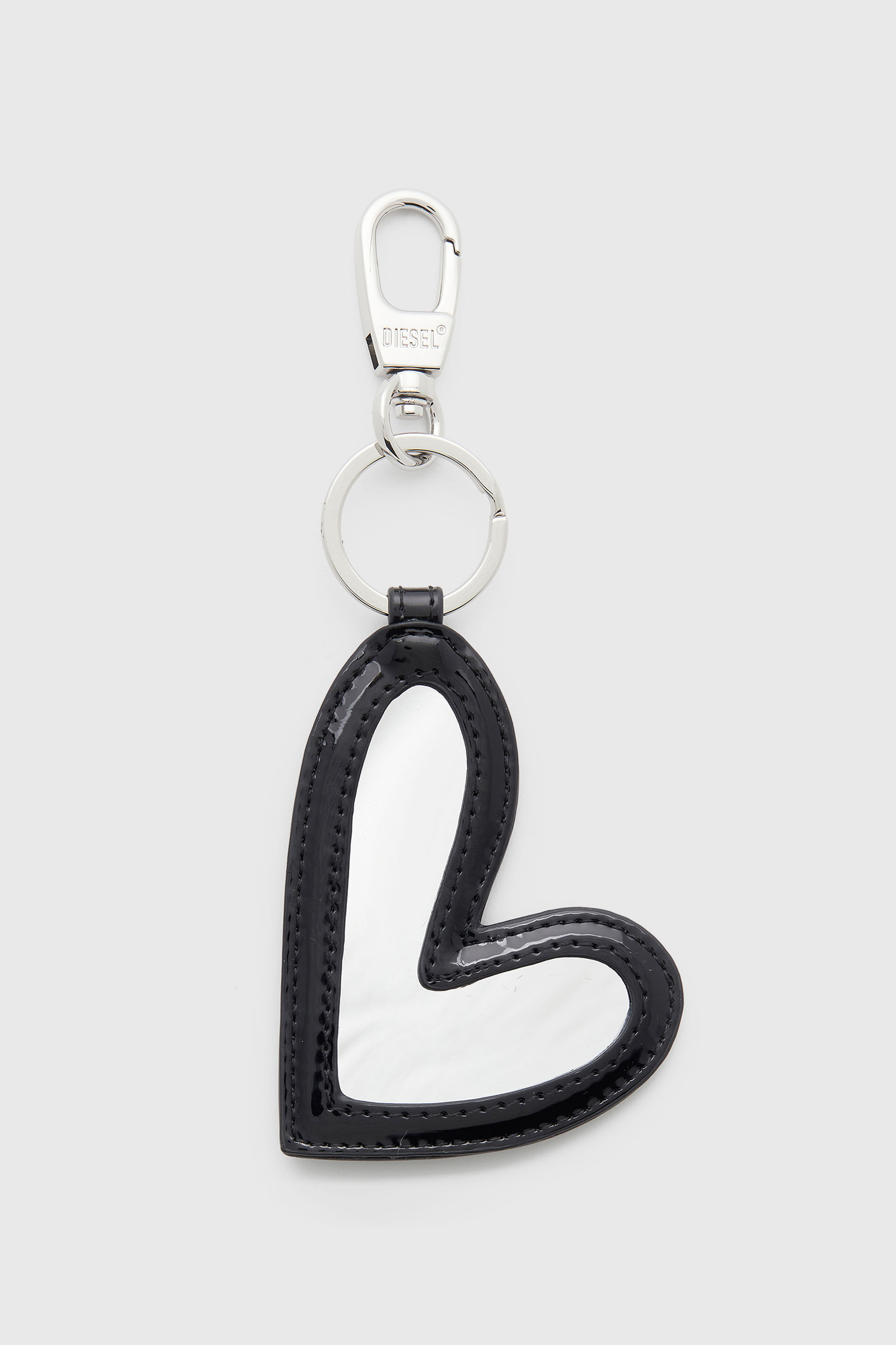 Diesel - PLAY HEART MIRROR, Colgante en forma de coraz&oacute;n con acabado brillante Mujer in Negro - 2