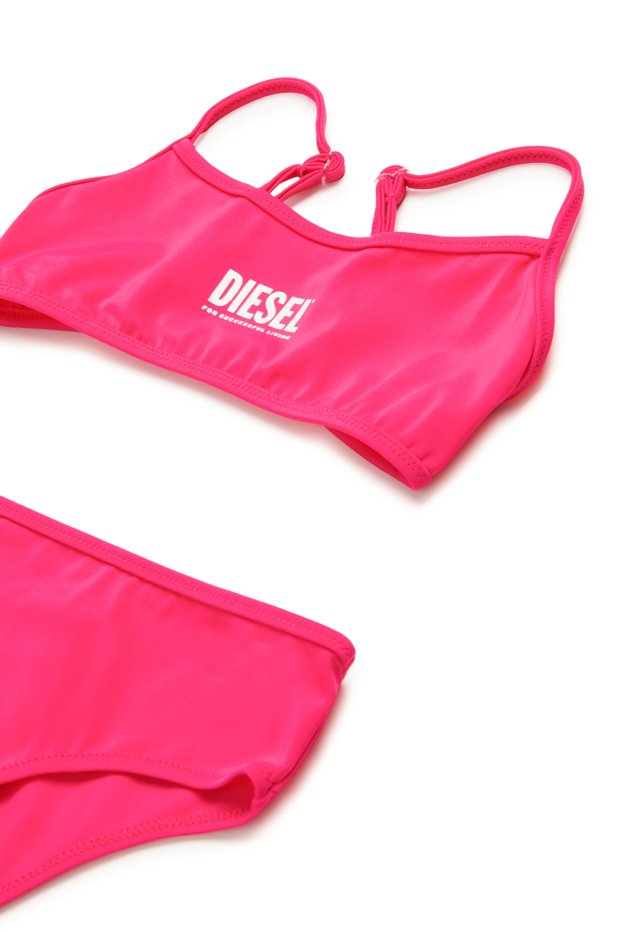 Diesel - MNALAX, Bikini con estampado de logotipo Mujer in Rosa - 3