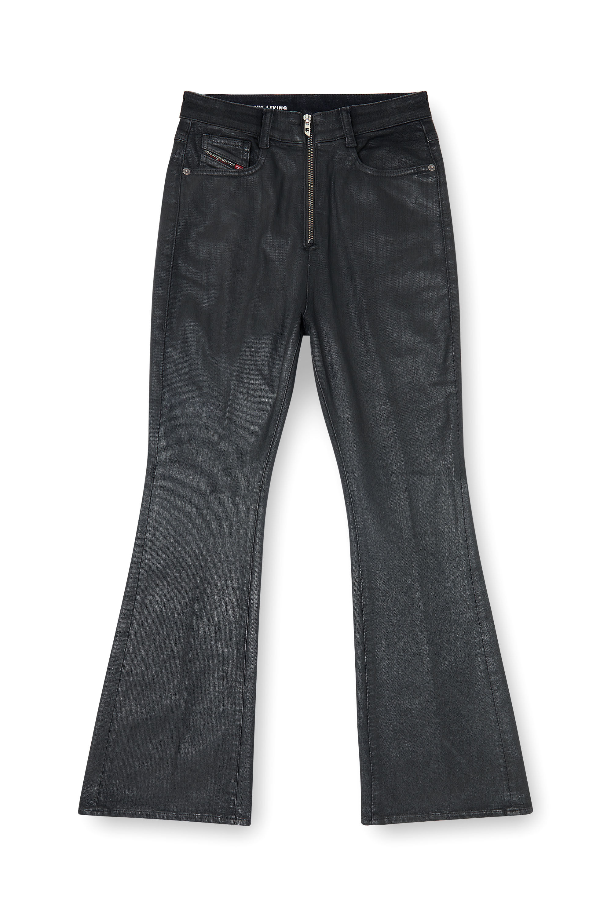 Diesel - Bootcut Jeans 1973 D-Partt 09P78 Mujer, Negro/Gris oscuro - 6