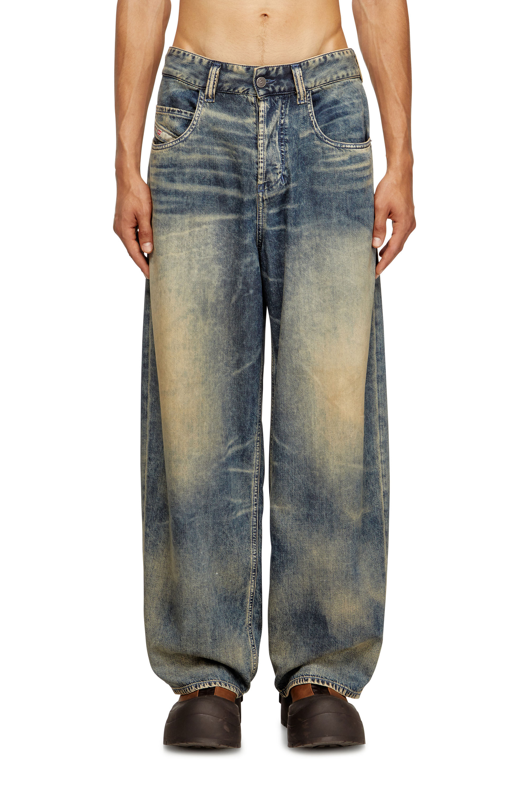Diesel - Relaxed Jeans 1997 D-Enim-M 0CEBB Hombre, Azul medio - 3