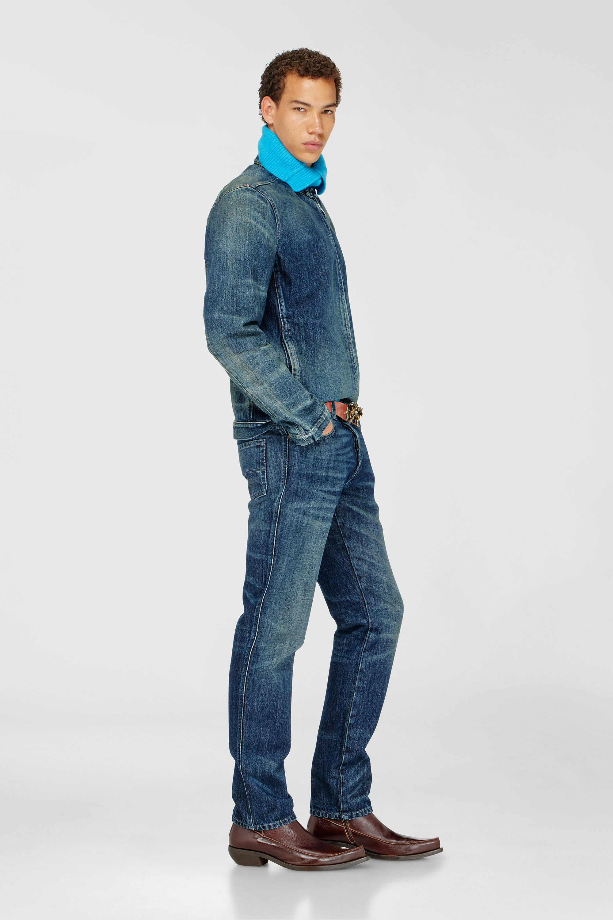 Diesel - Slim Jeans 1993 D-Vyl 007FZ Hombre, Azul Oscuro - 2
