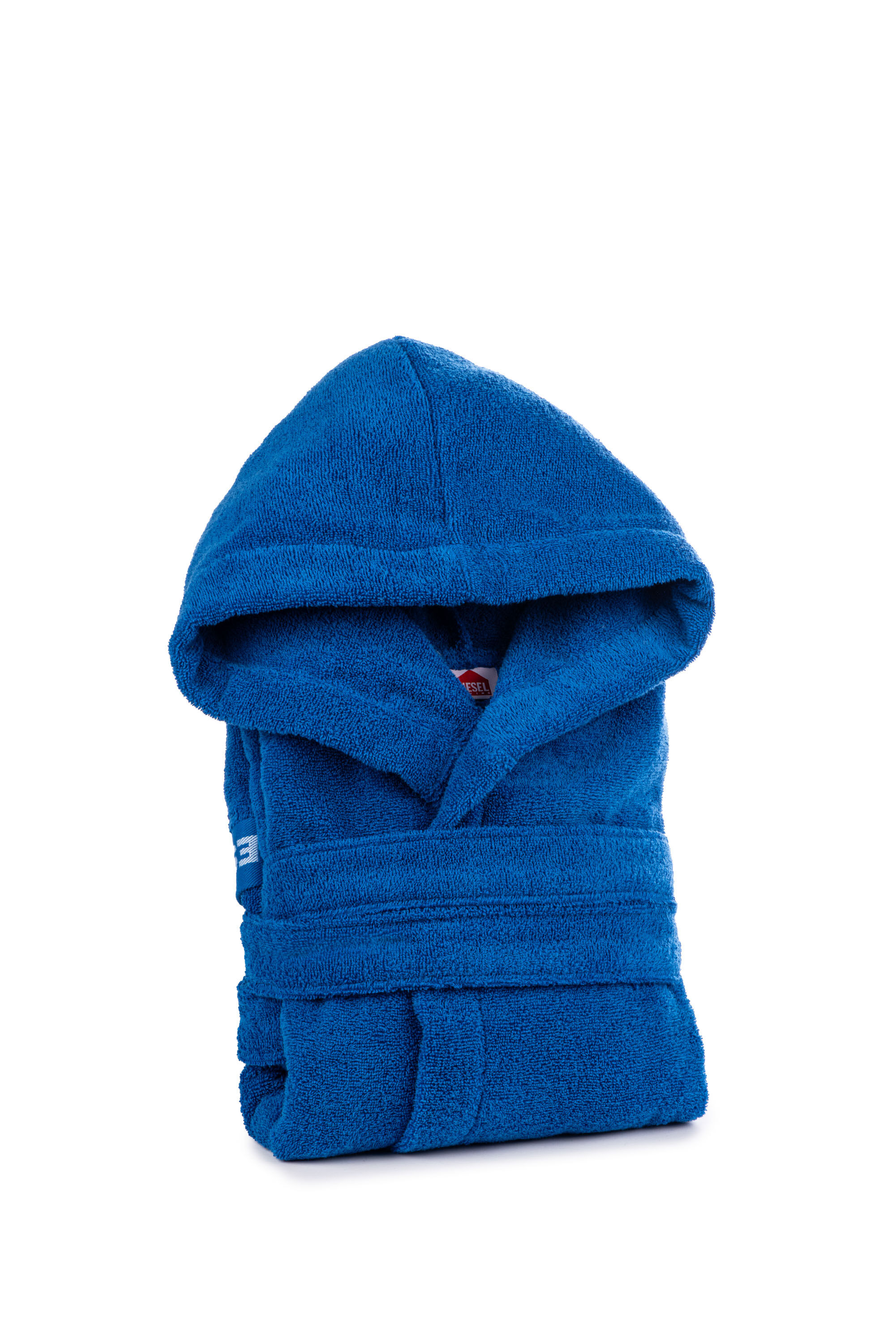 Diesel - 1015112 LOGO-COTTON BATHROBE SIZE M/L BL, Albornoz de Felpa de Algodón, talla M/L Unisex in Azul marino - 1