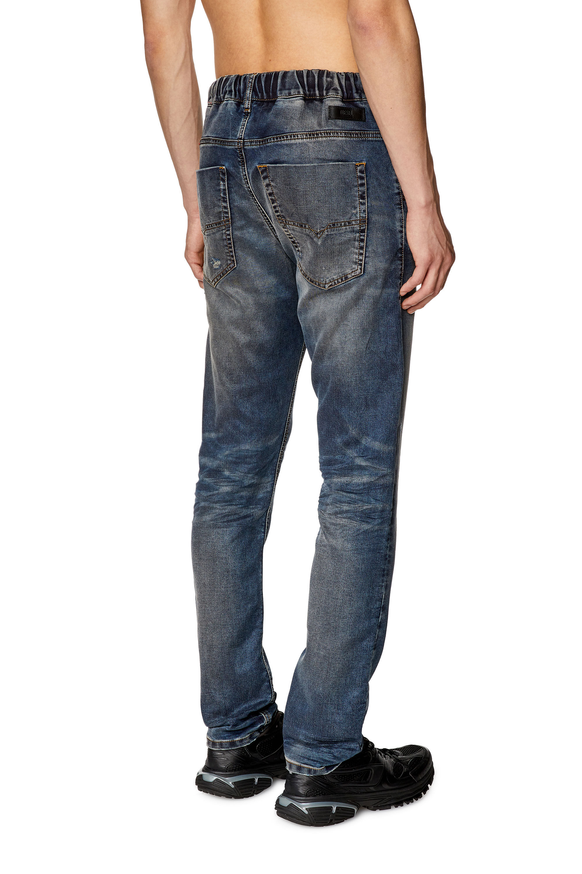 Diesel - Tapered 2030 D-Krooley Joggjeans® E9H98, Azul Oscuro - Image 4