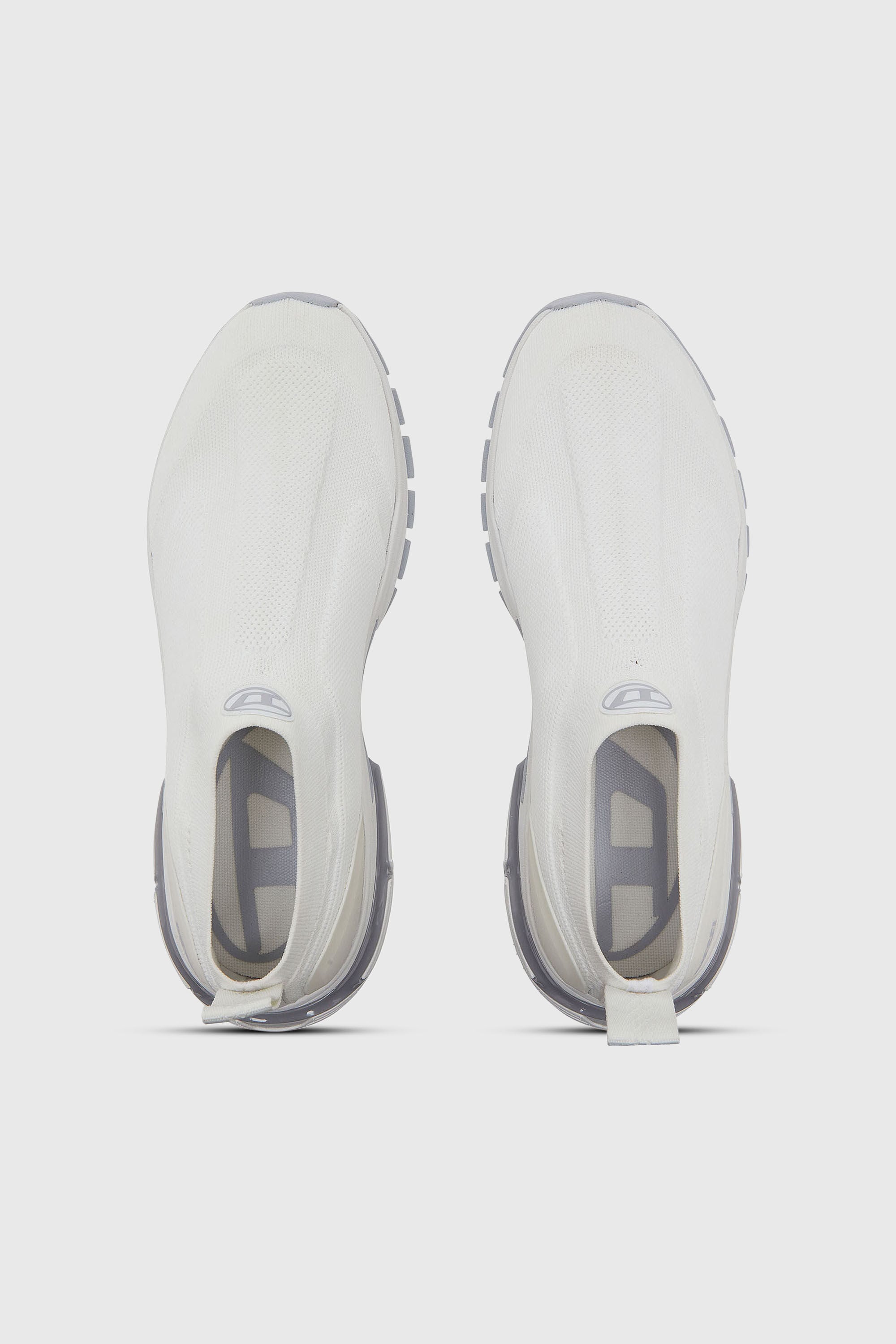Diesel - S-PRO-V-DENSE-SOCKS, Pro-V-Dense -Zapatillas calcet&iacute;n de punto tipo slip-on Hombre in Blanco - 4