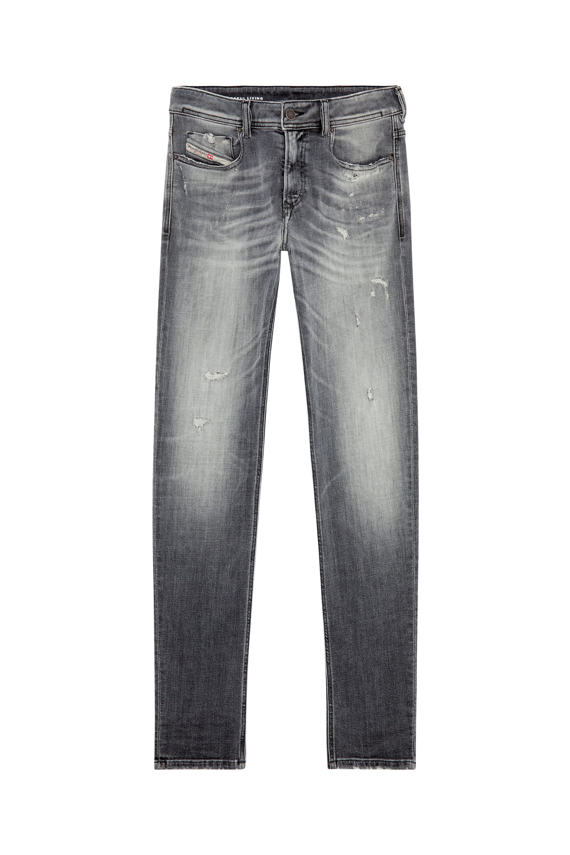 Diesel - Skinny Jeans 1979 Sleenker 09H70, Gris - Image 2