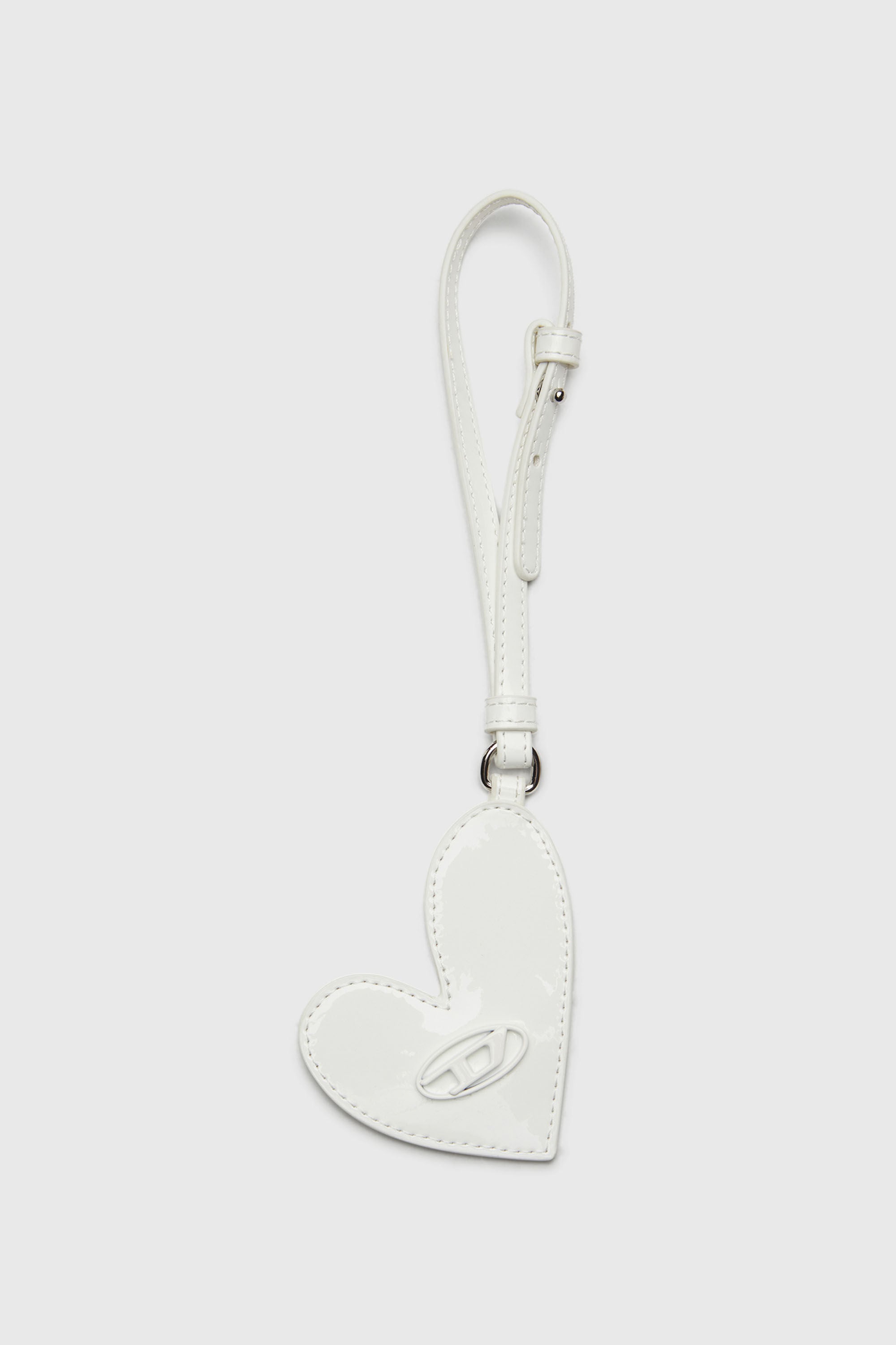 Diesel - PLAY MIRROR, Colgante en forma de espejo con acabado brillante Mujer in Blanco - 1