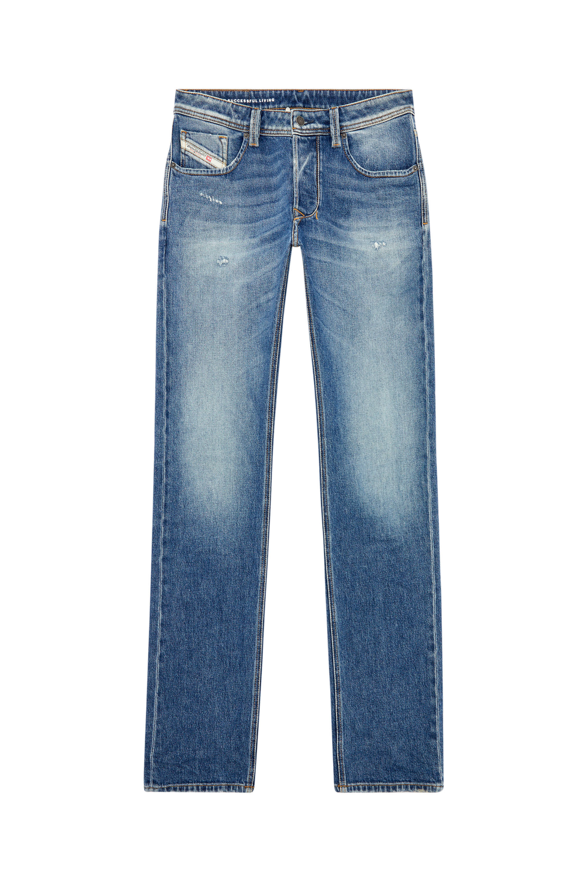 Diesel - Straight Jeans 1985 Larkee 09I16, Azul medio - Image 2