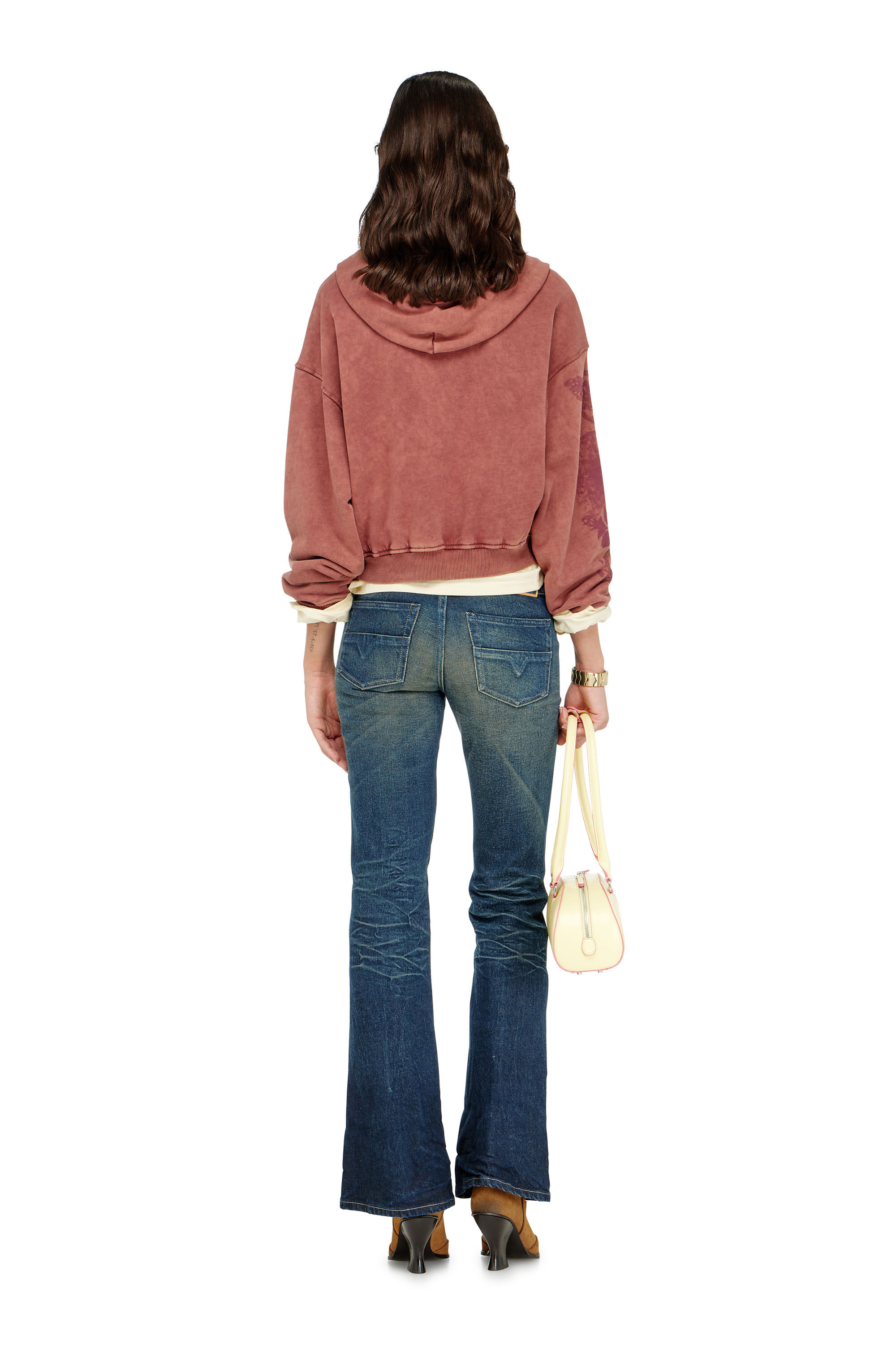 Diesel - Bootcut Jeans D-Hush 007EH Mujer, Azul Oscuro - 3