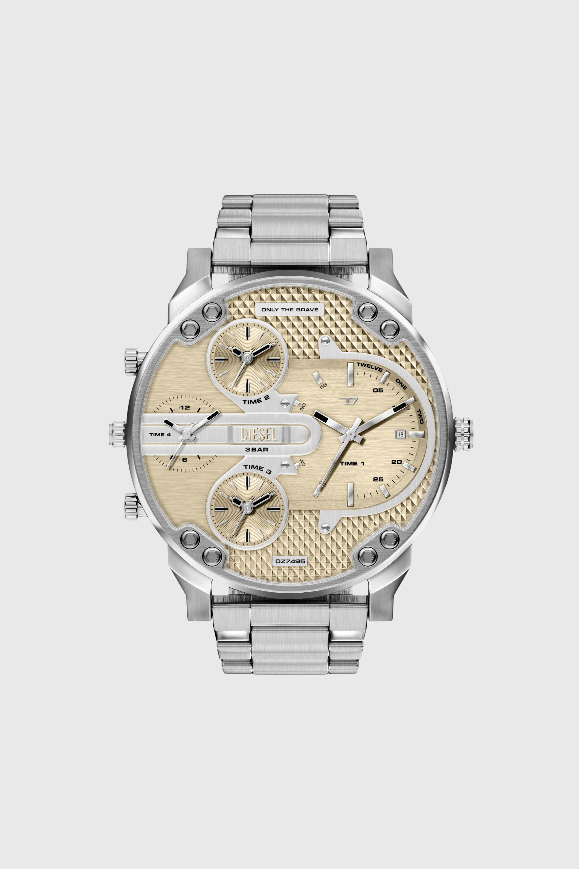 Diesel - DZ7495 WATCH, Mr. Daddy Slim Reloj de acero inoxidable Hombre in Plateado - 1