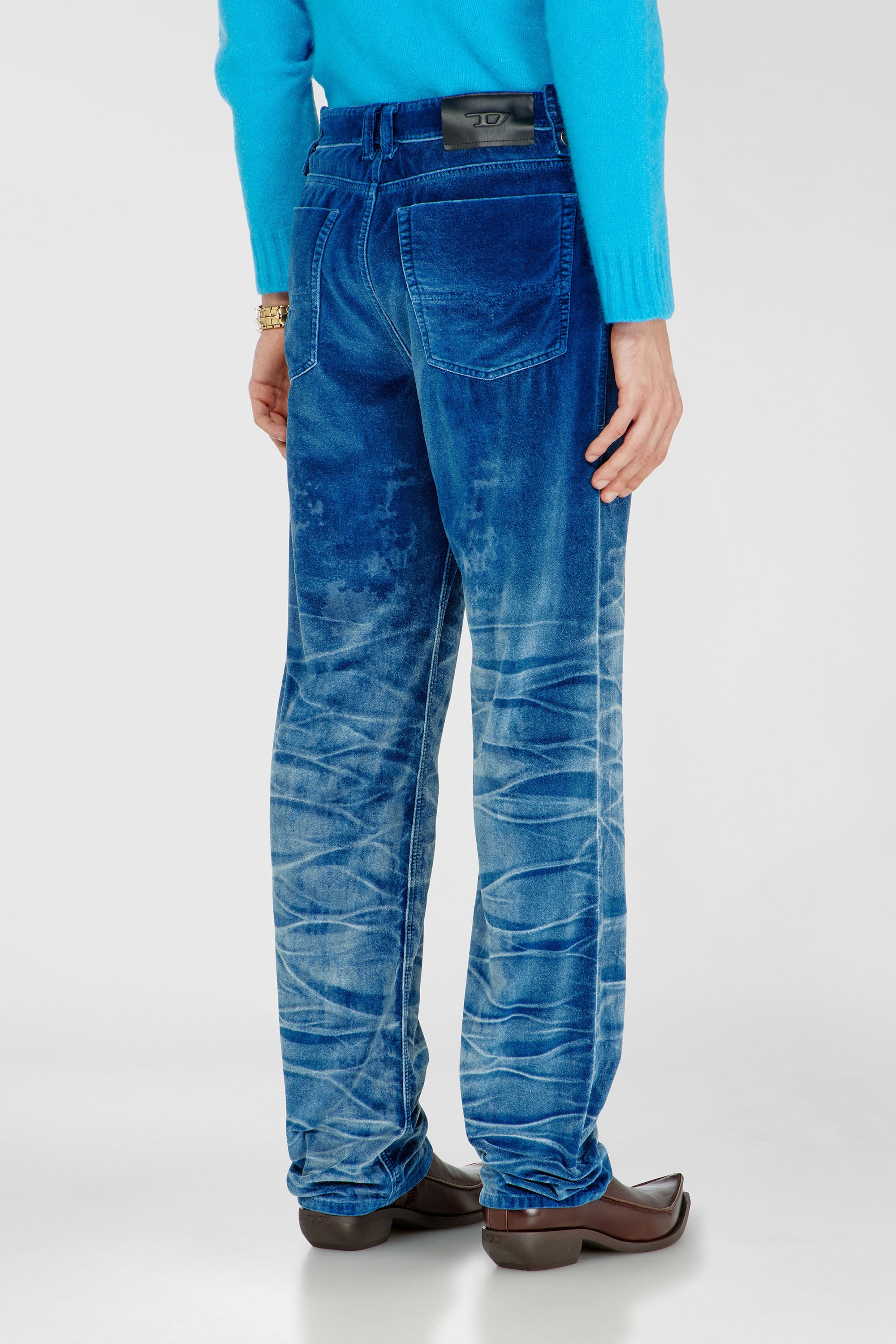 Diesel - Regular Jeans 1991 D-Voeed 003PF Hombre, Azul Oscuro - 5