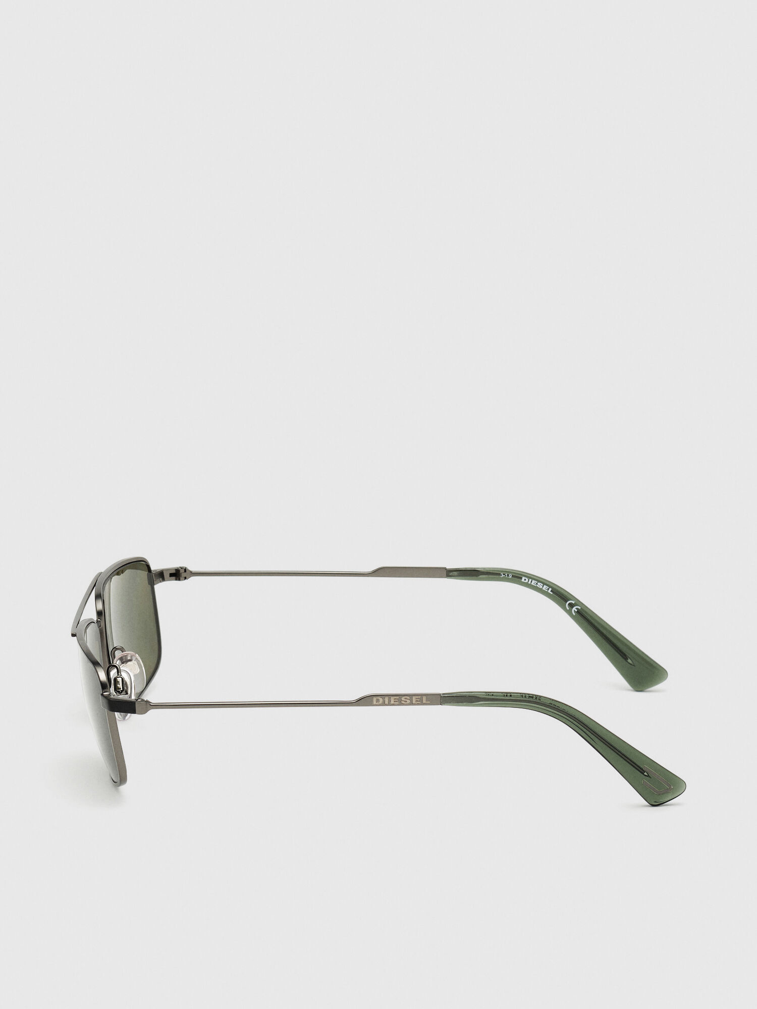 Diesel - DL0308, Gafas navigator con lentes polarizadas Hombre in Negro - 3