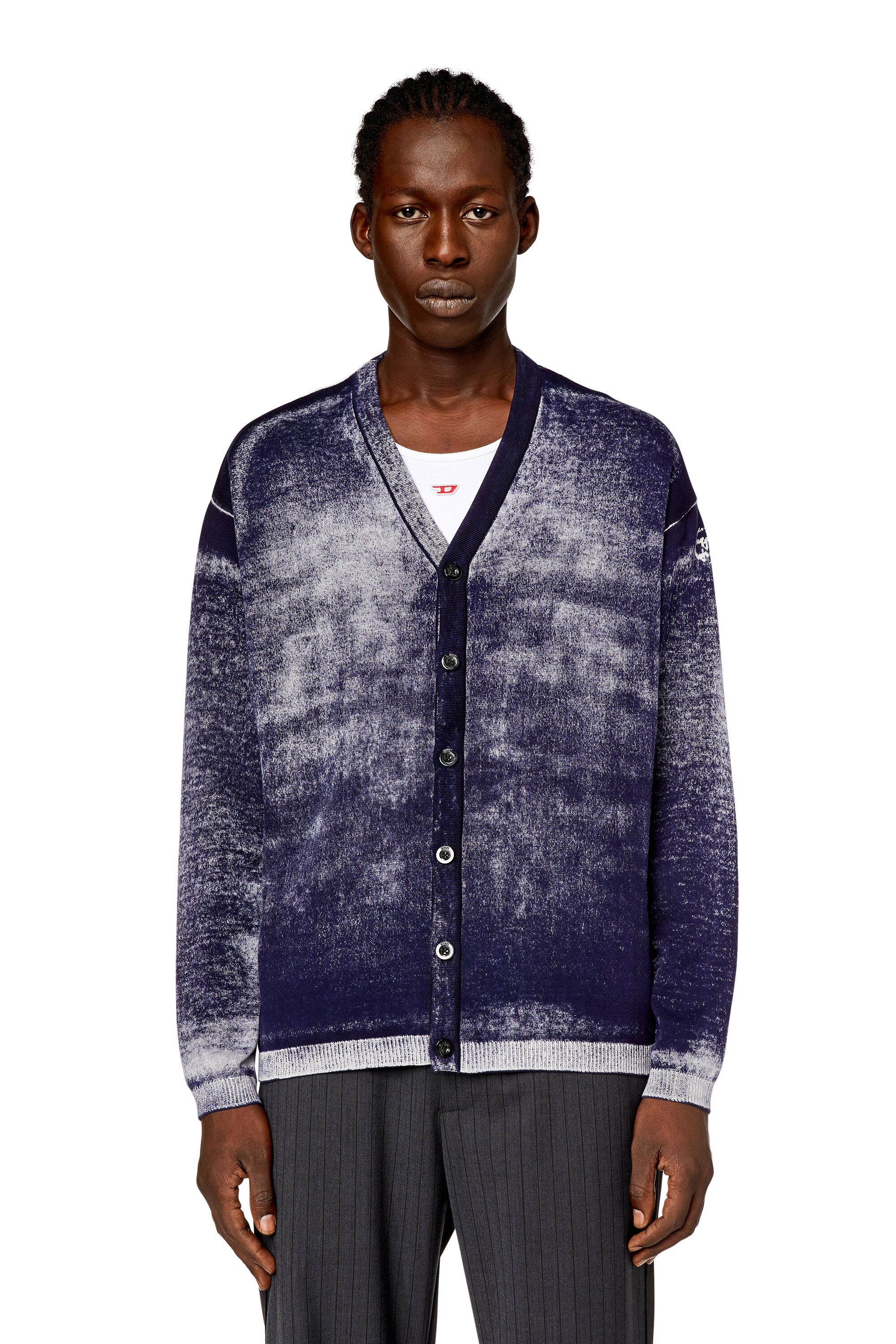 Diesel - K-LARENCE-CARDIGAN-B, Azul Oscuro - Image 6