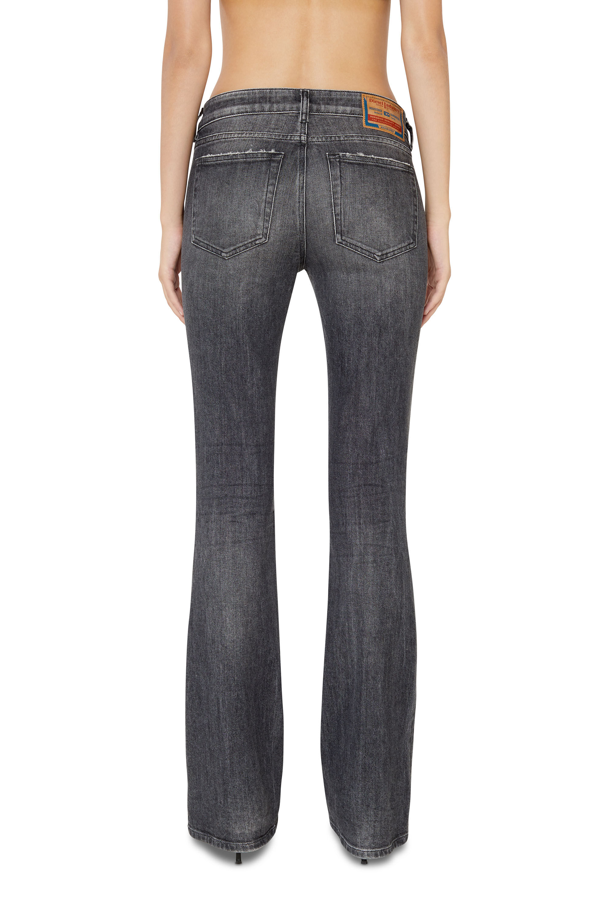 Diesel - 1969 D-EBBEY 09E46 Bootcut and Flare Jeans, Negro/Gris oscuro - Image 4