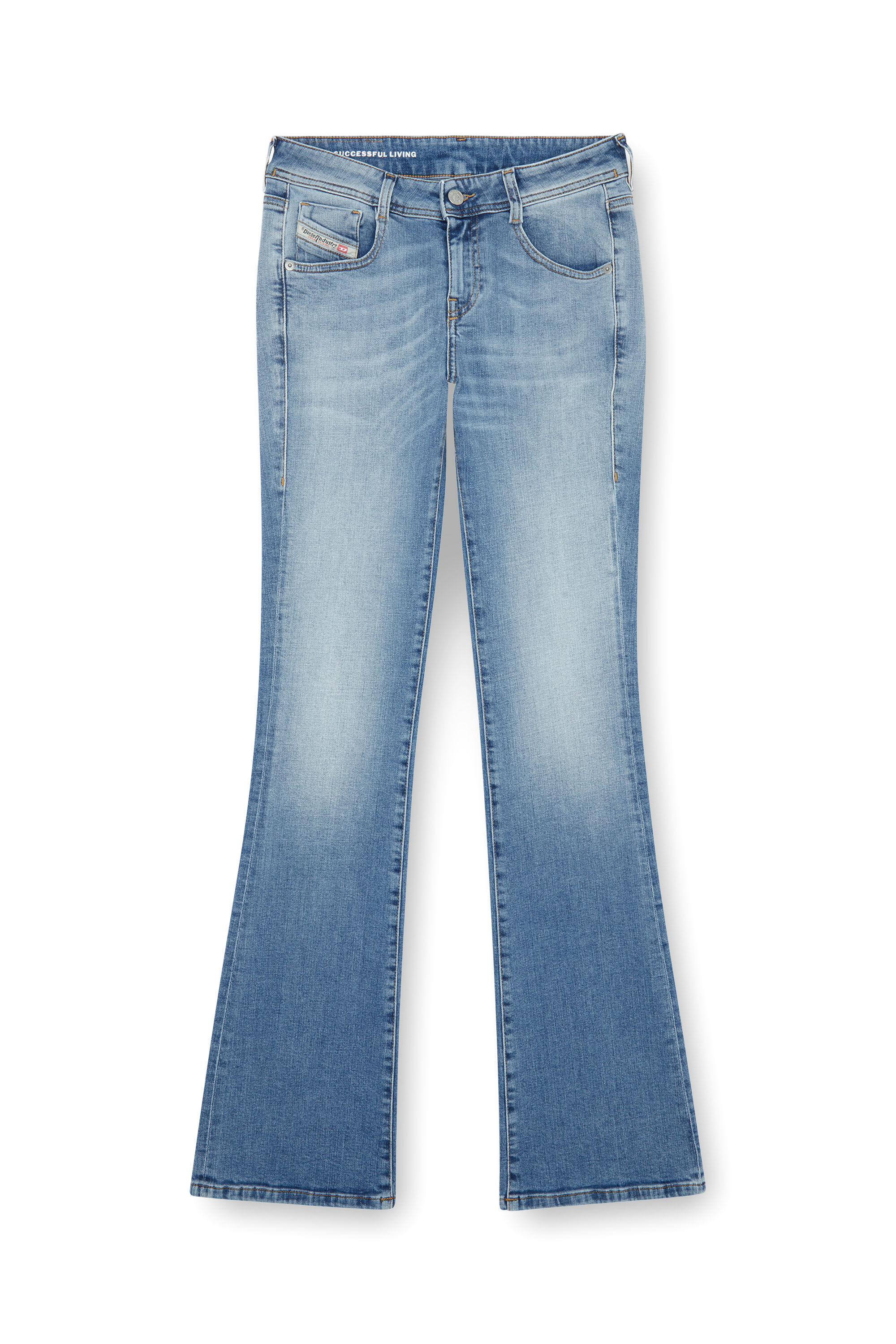 Diesel - Bootcut Jeans 1969 D-Ebbey 09K06 Mujer, Azul Claro - 2