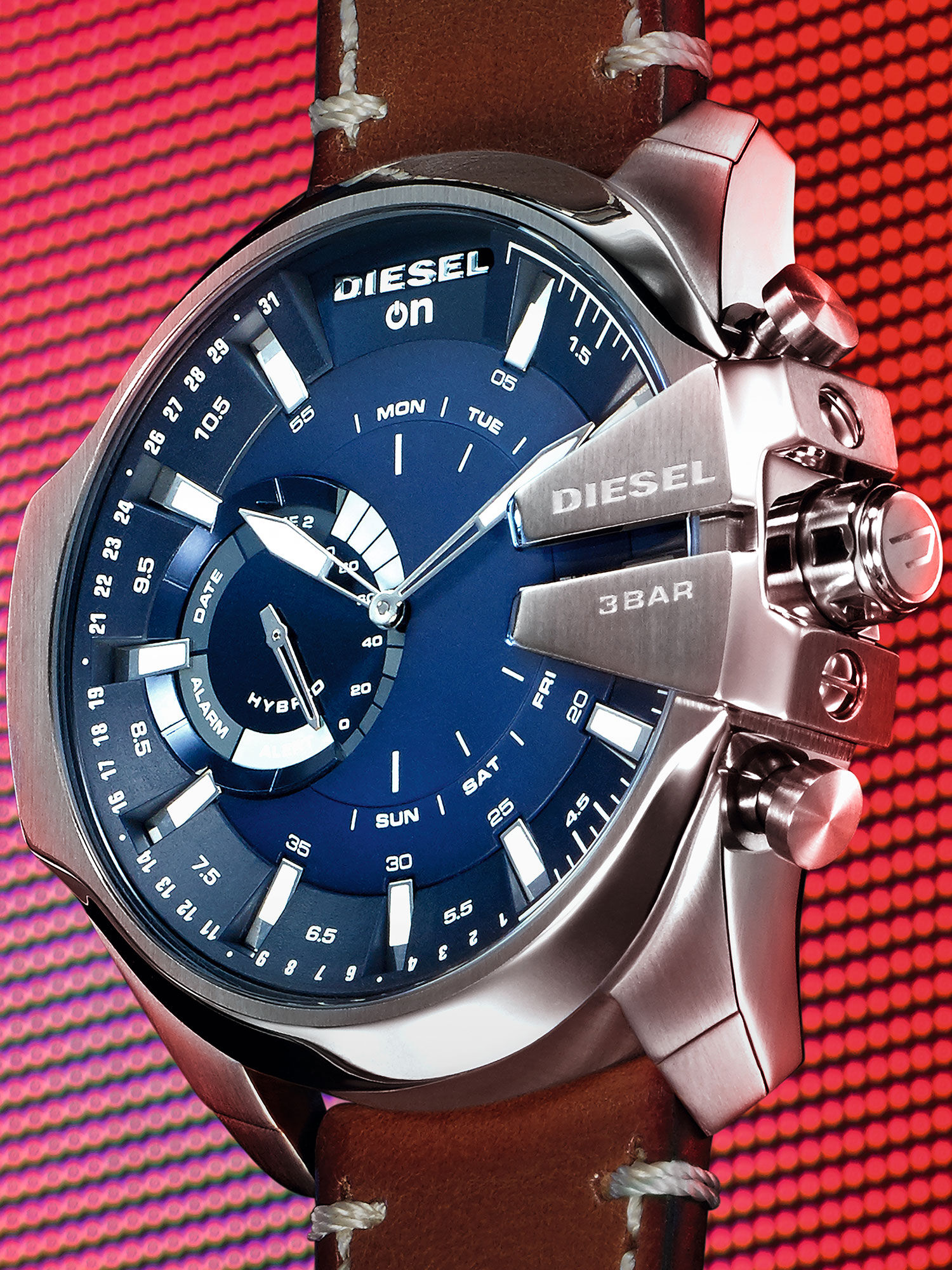 diesel on mega chief hybrid smartwatch dzt1011