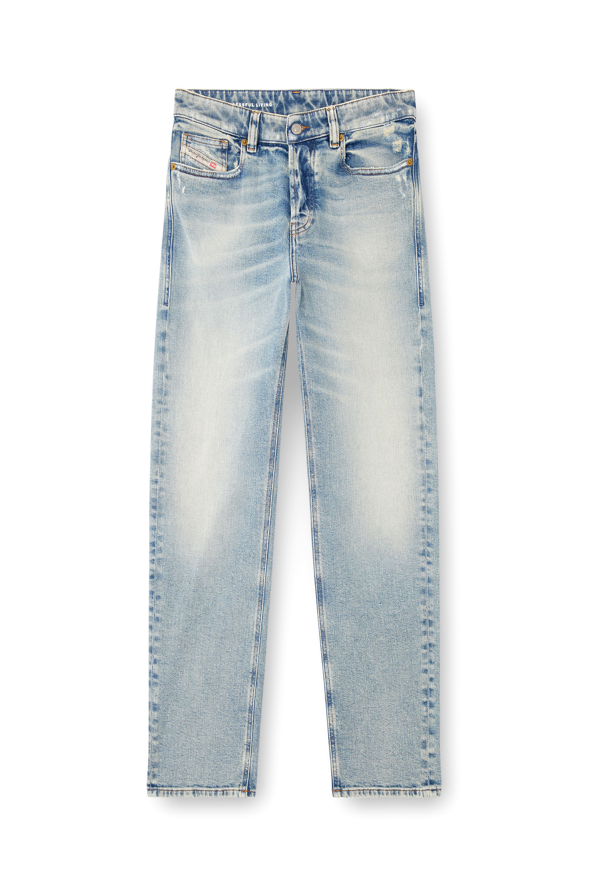 Diesel - Regular Jeans 1988 D-Ark 09M21 Mujer, Azul Claro - 2