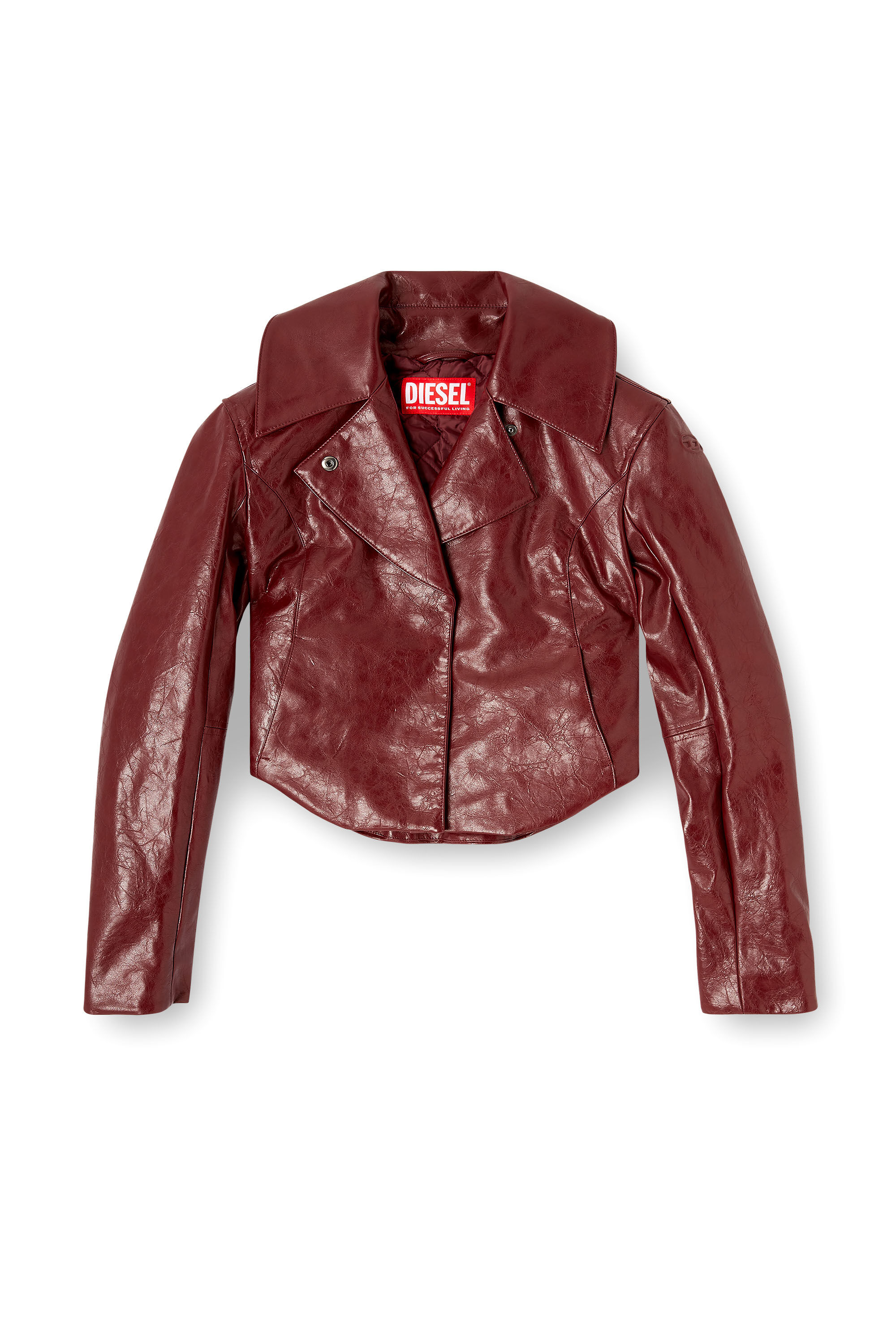 Diesel - G-AMECK, Chaqueta entallada en tejido revestido Mujer in ToBeDefined - 2