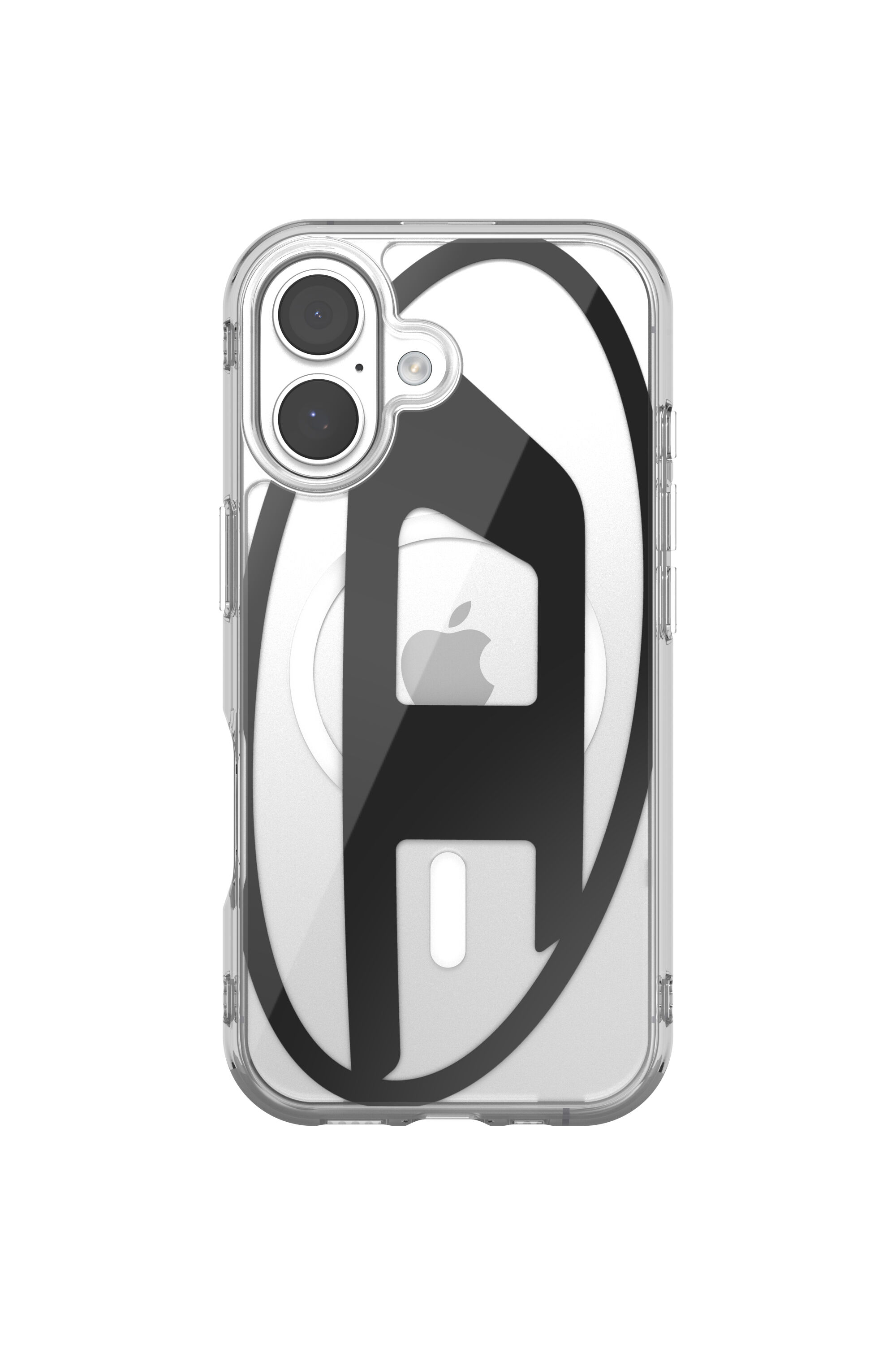 Diesel - 60415 AOP CASE, Funda metálica Oval D con Magsafe para iPhone 17 Unisex in Negro - 2