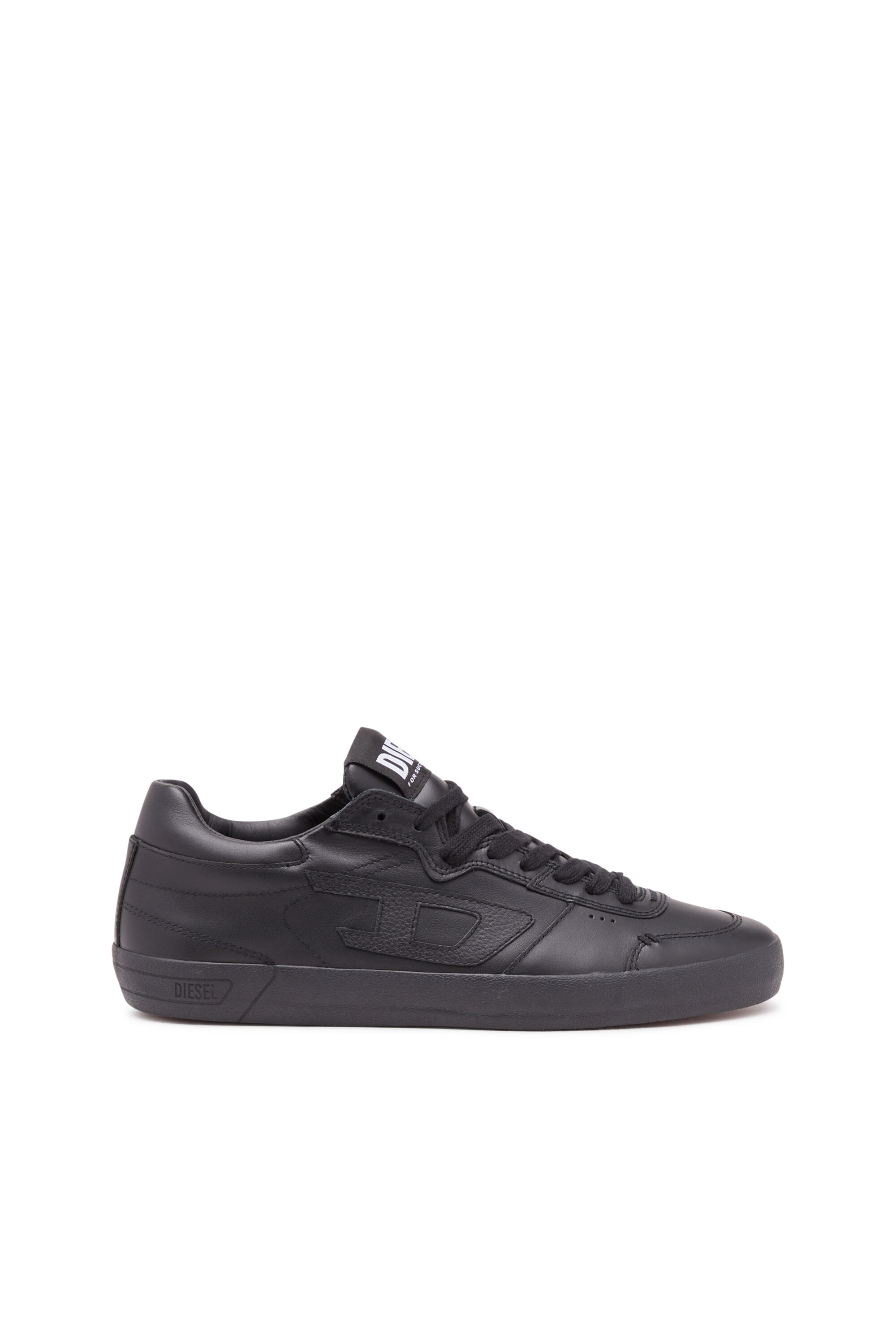 S Leroji Low Deportivas bajas de cuero con marca D Hombre Negro Diesel