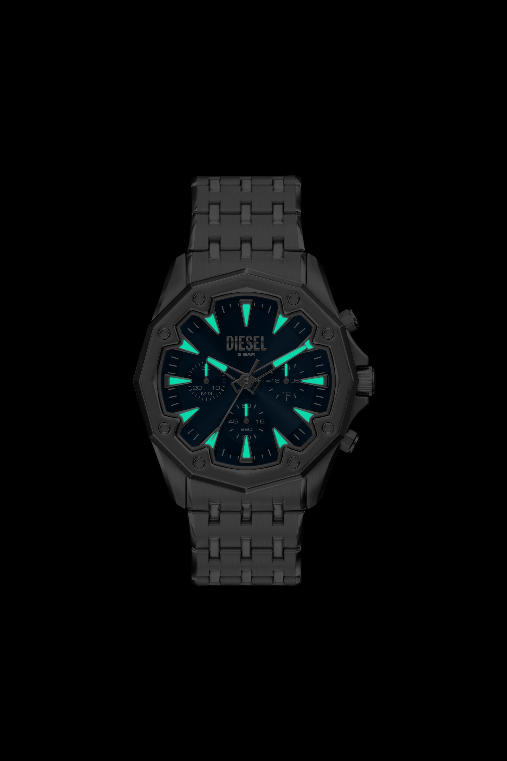 Diesel - DZ4706 WATCH, Reloj Stinger de acero inoxidable Hombre in Plateado - 6