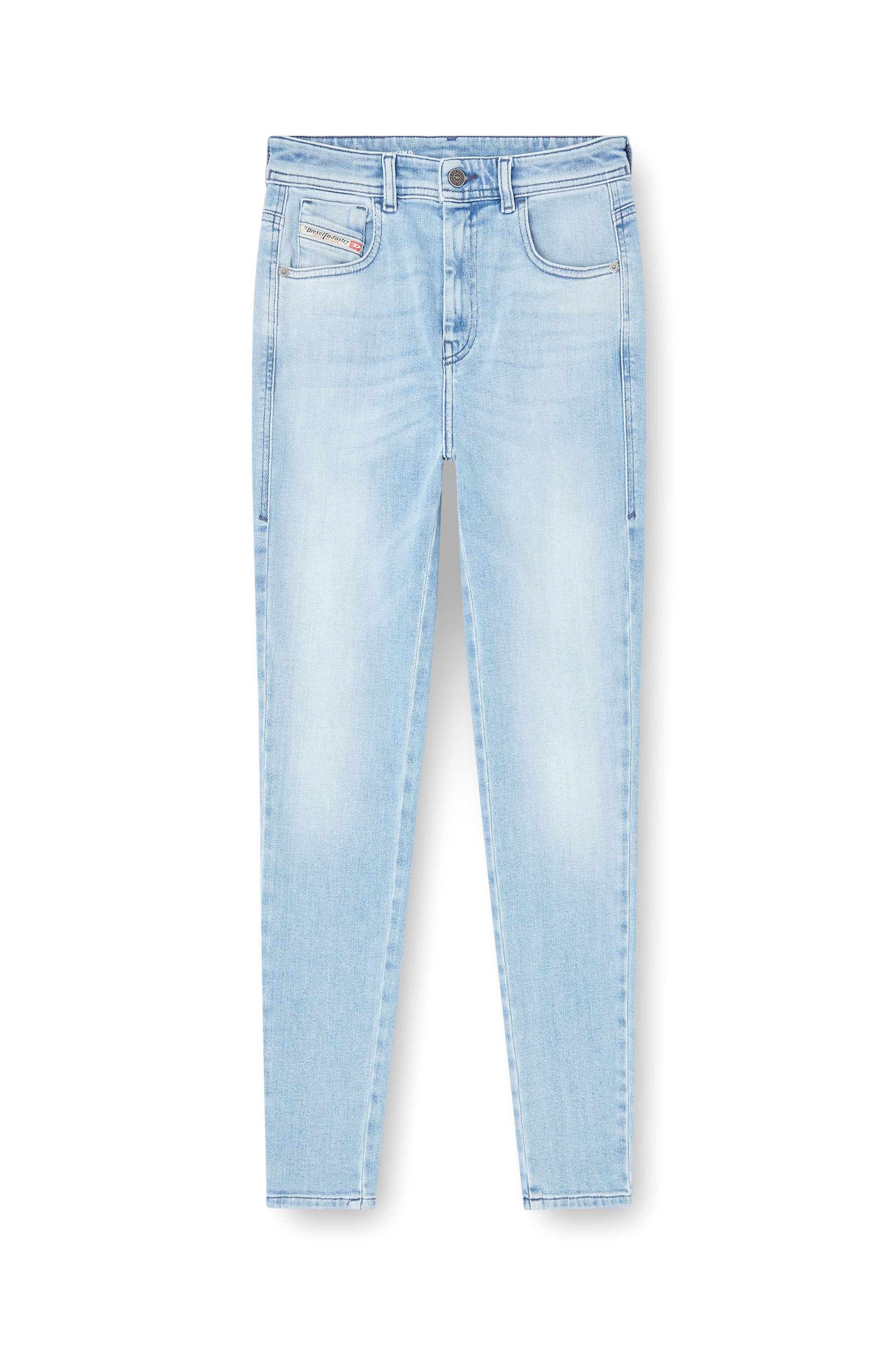 Diesel - Skinny Jeans 1984 Slandy-High 09M05 Mujer, Azul Claro - 2