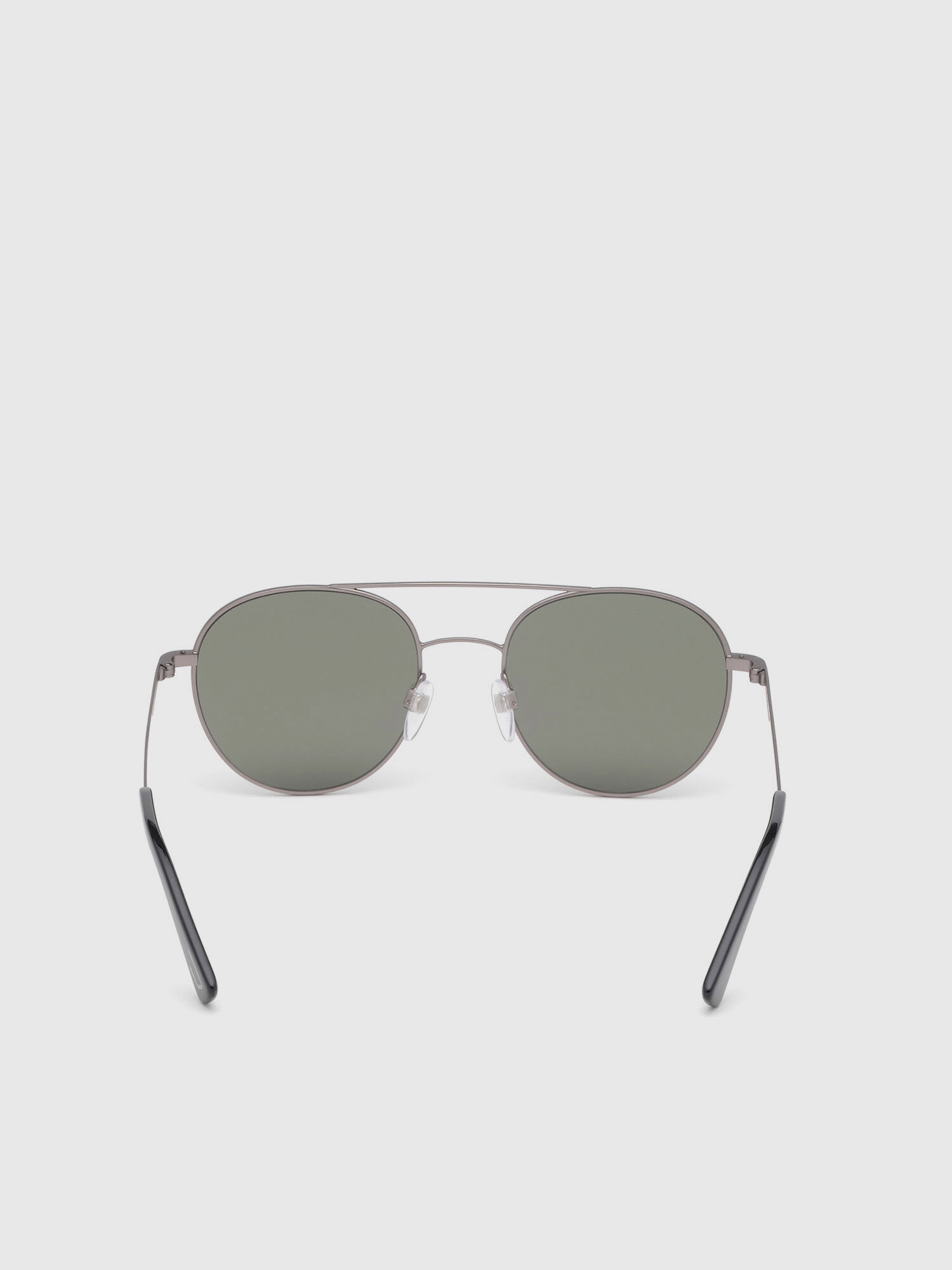 Diesel - DL0286, Gafas de sol redondeadas en metal Unisex in Beige - 5
