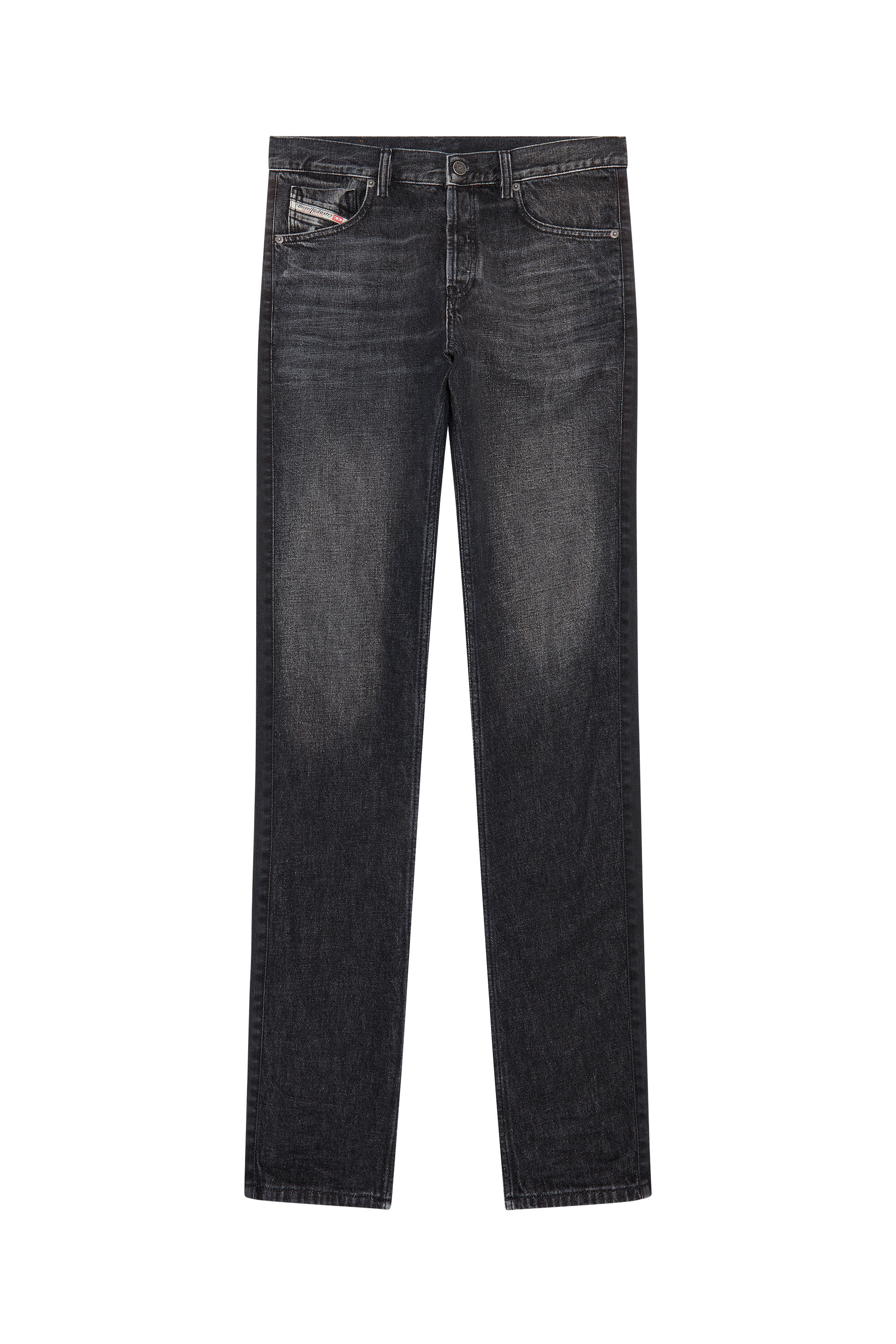 Diesel - 1995 007G9 Straight Jeans, Negro/Gris oscuro - Image 2