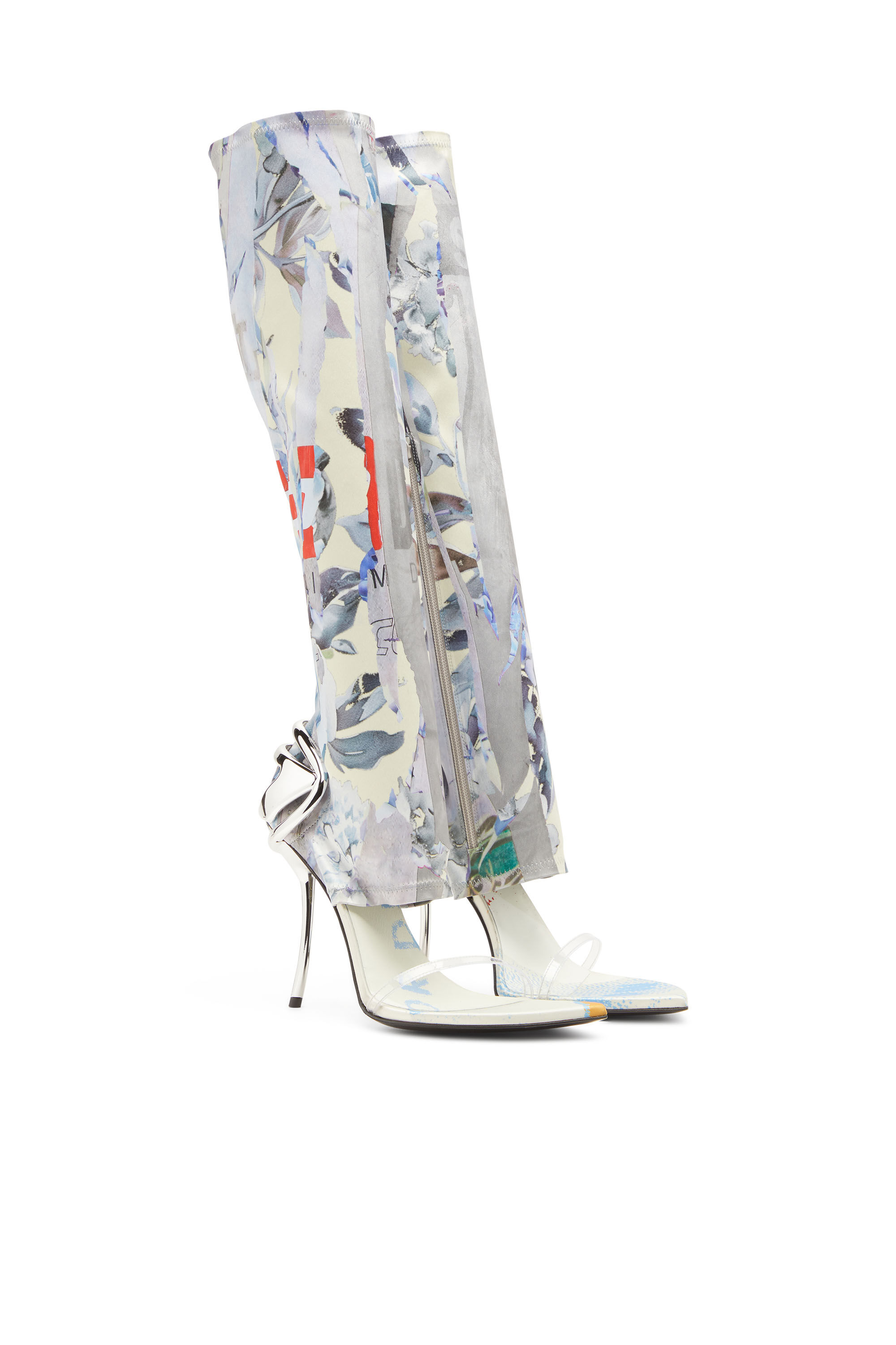 Diesel - D-TEN&HALF SDL KB, Sandalias híbridas con estampado gráfico Mujer in Multicolor - 2
