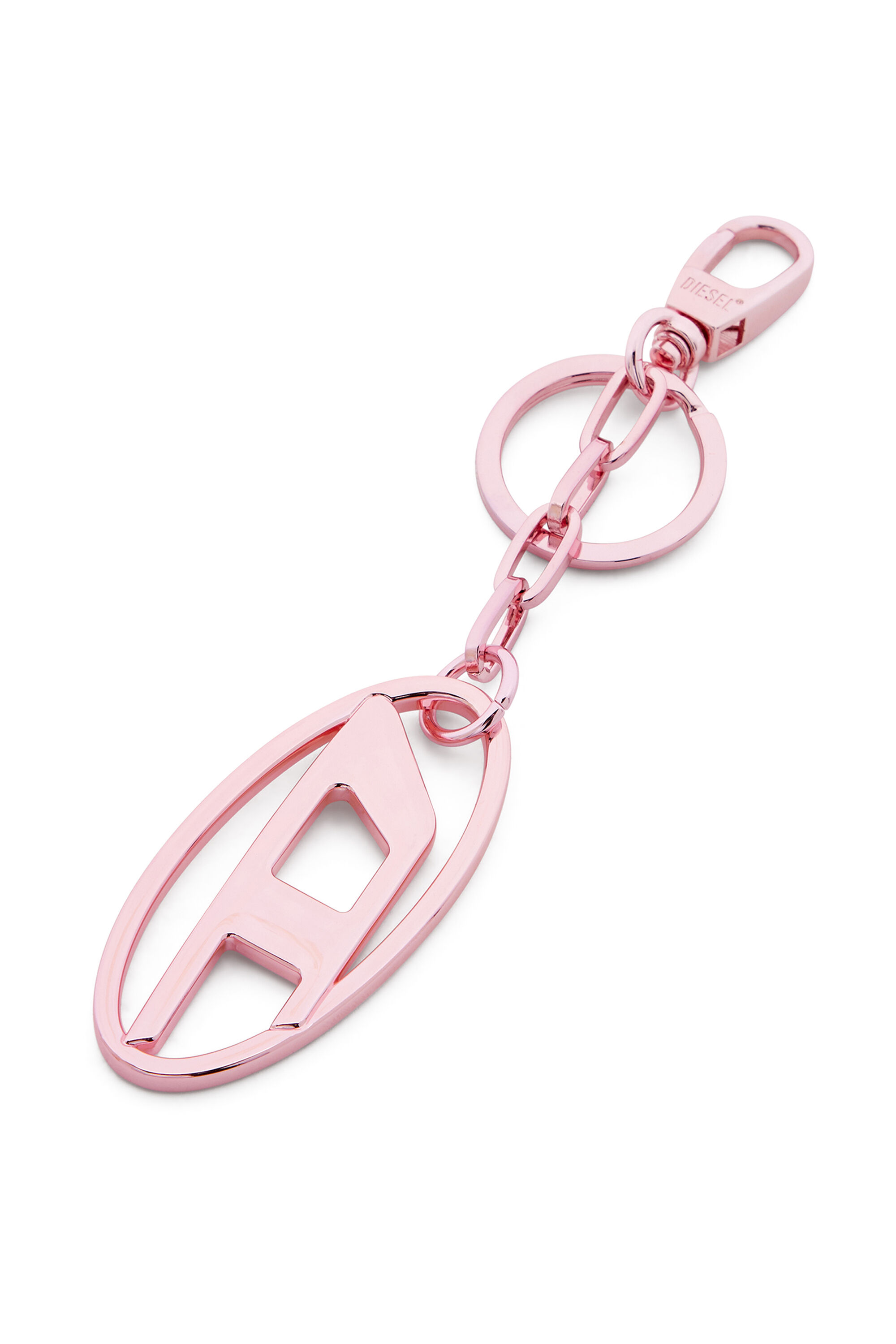 Diesel - HOLY-C, Llavero metálico con placa del logotipo Unisex in Rosa - 2