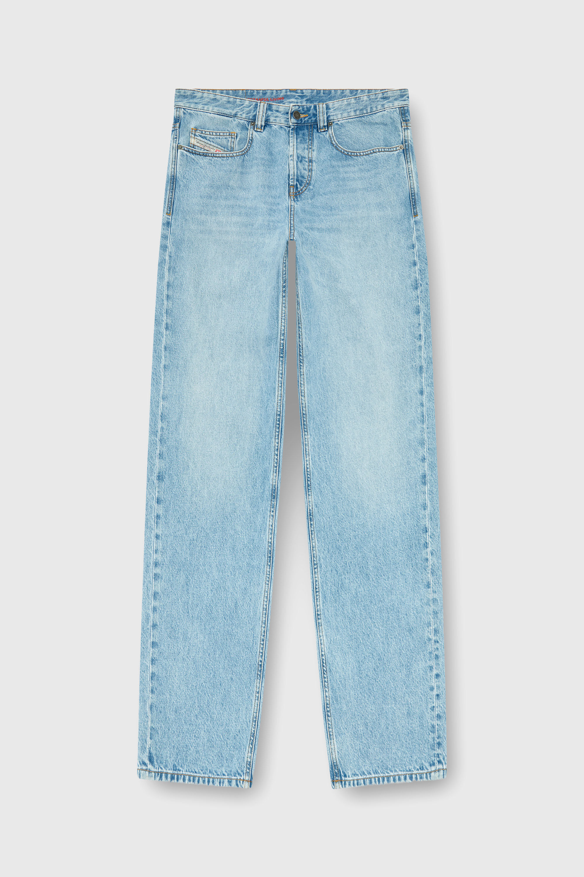 Diesel - Relaxed Jeans 2001 D-Macro 09I29 Hombre, Azul Claro - 6
