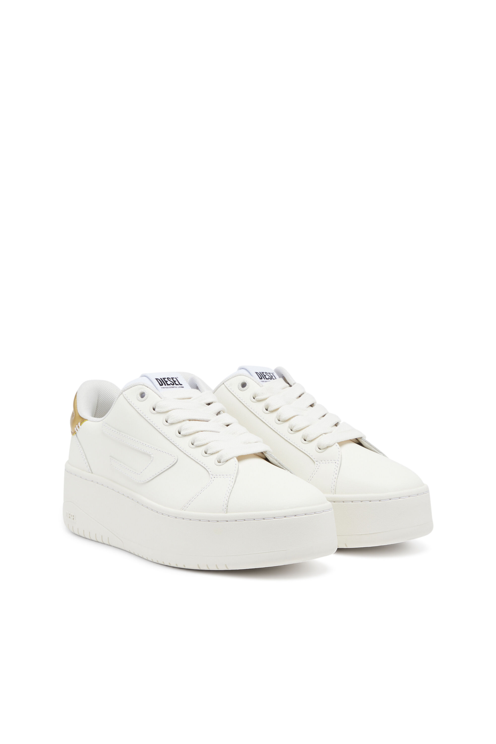 Diesel - S-ATHENE BOLD W, S-Athene Bold-Deportivas bajas con plataforma plana Mujer in Dorado - 2