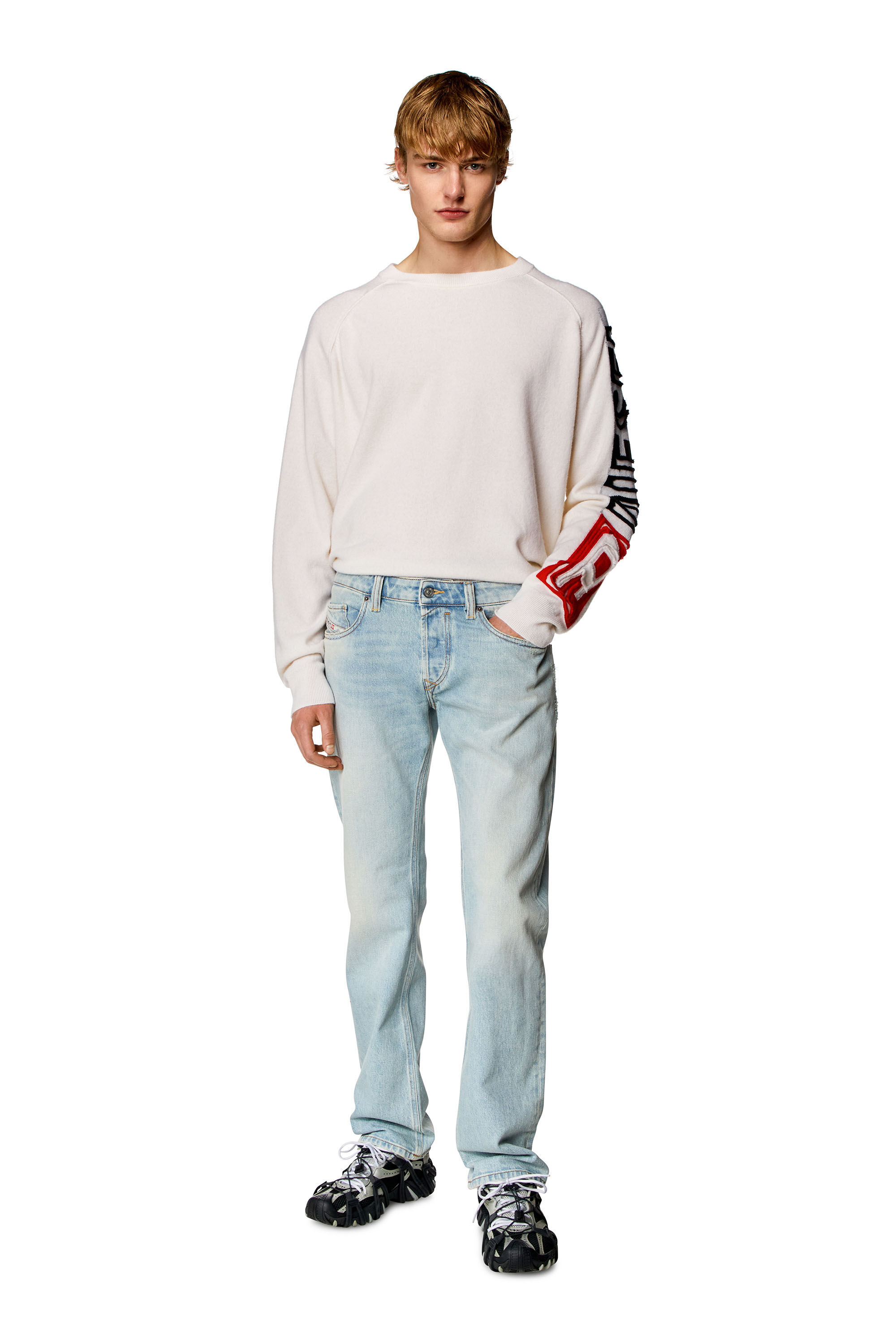Diesel - Regular Jeans Safado 09H41 Hombre, Azul Claro - 1