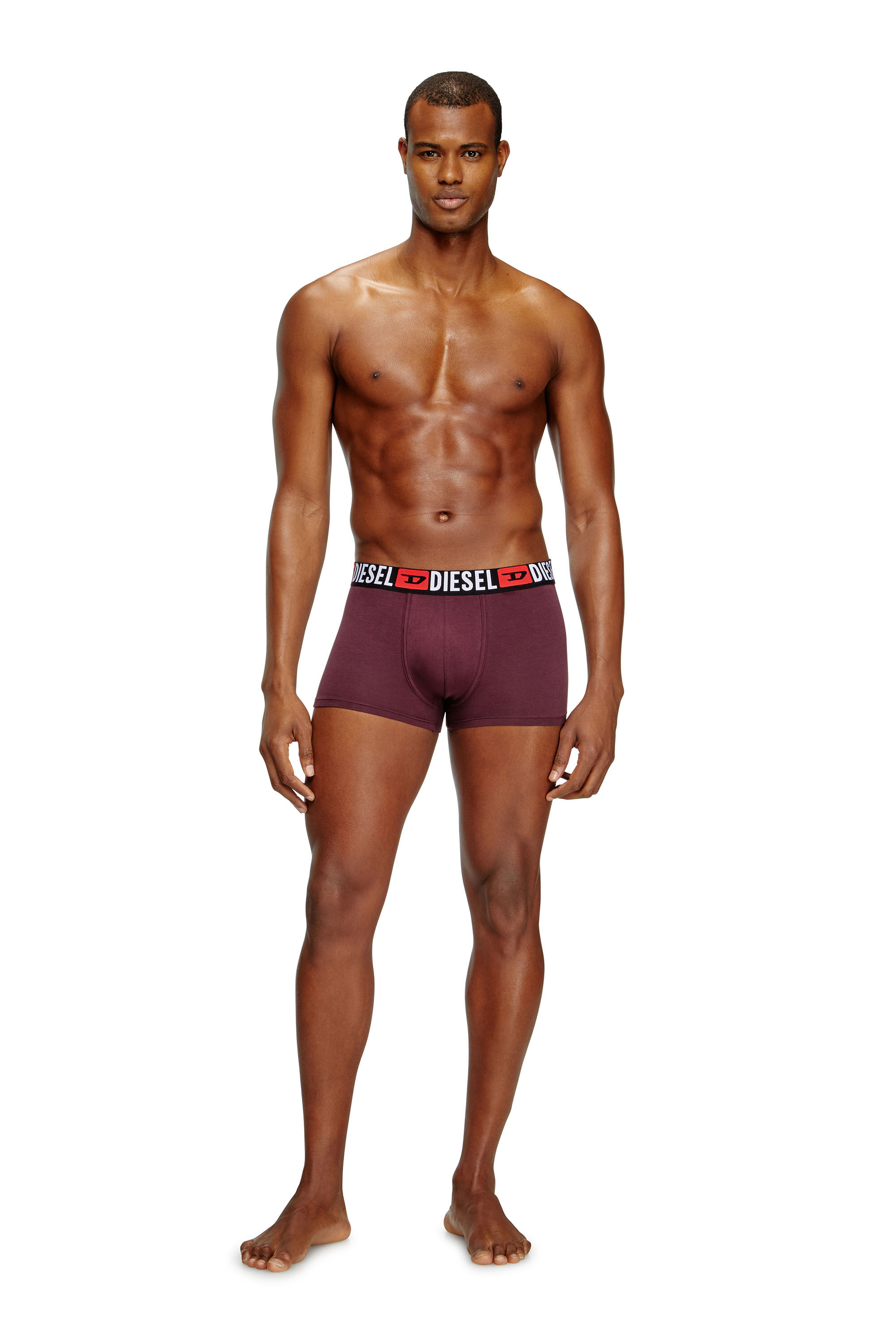 Diesel - UMBX-DAMIENTHREEPACK, Set de tres calzoncillos bóxer con logotipo en la cintura Hombre in Multicolor - 1