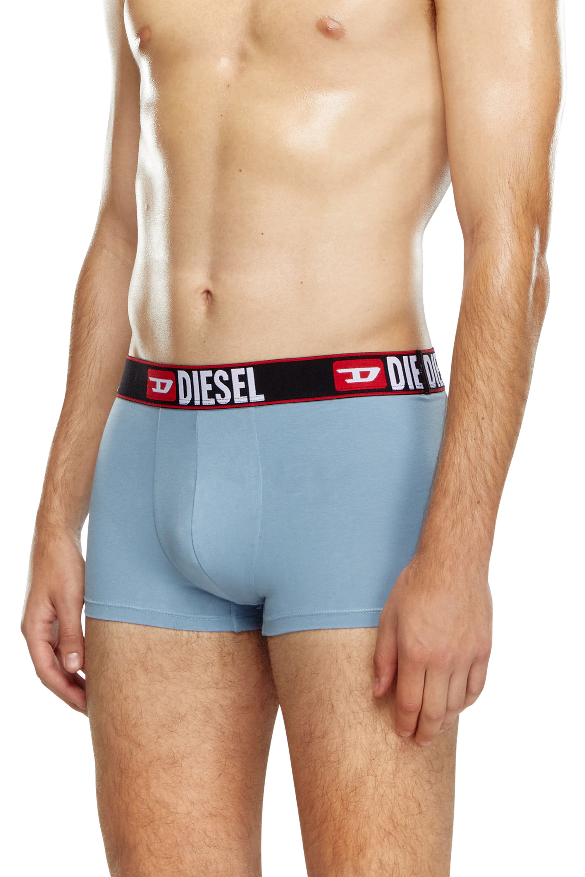 Diesel - UMBX-DAMIENTHREEPACK, Paquete de 3 bóxers ajustados con motivo nublado Hombre in Azul marino - 3